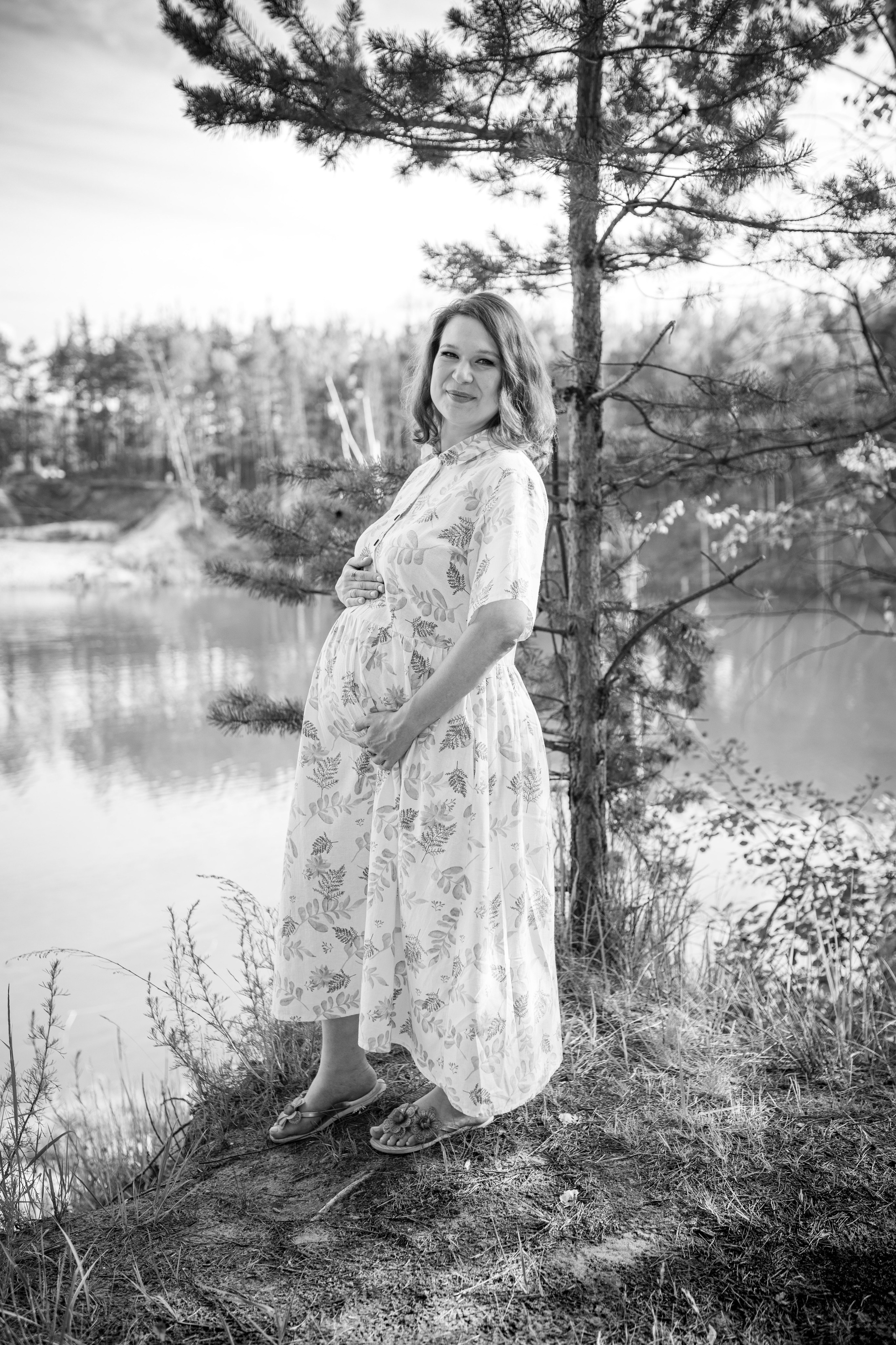 Фотосессия беременности на карьере. Фотограф в Железнодорожном и Балашихе