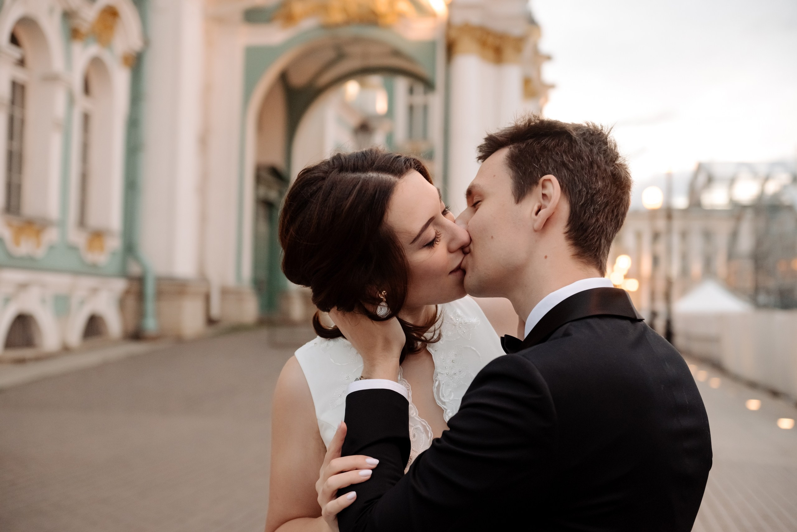 Утренний Эрмитаж и развод мостов. Свадебный и семейный фотограф в Санкт-Петербурге Елена Худякова