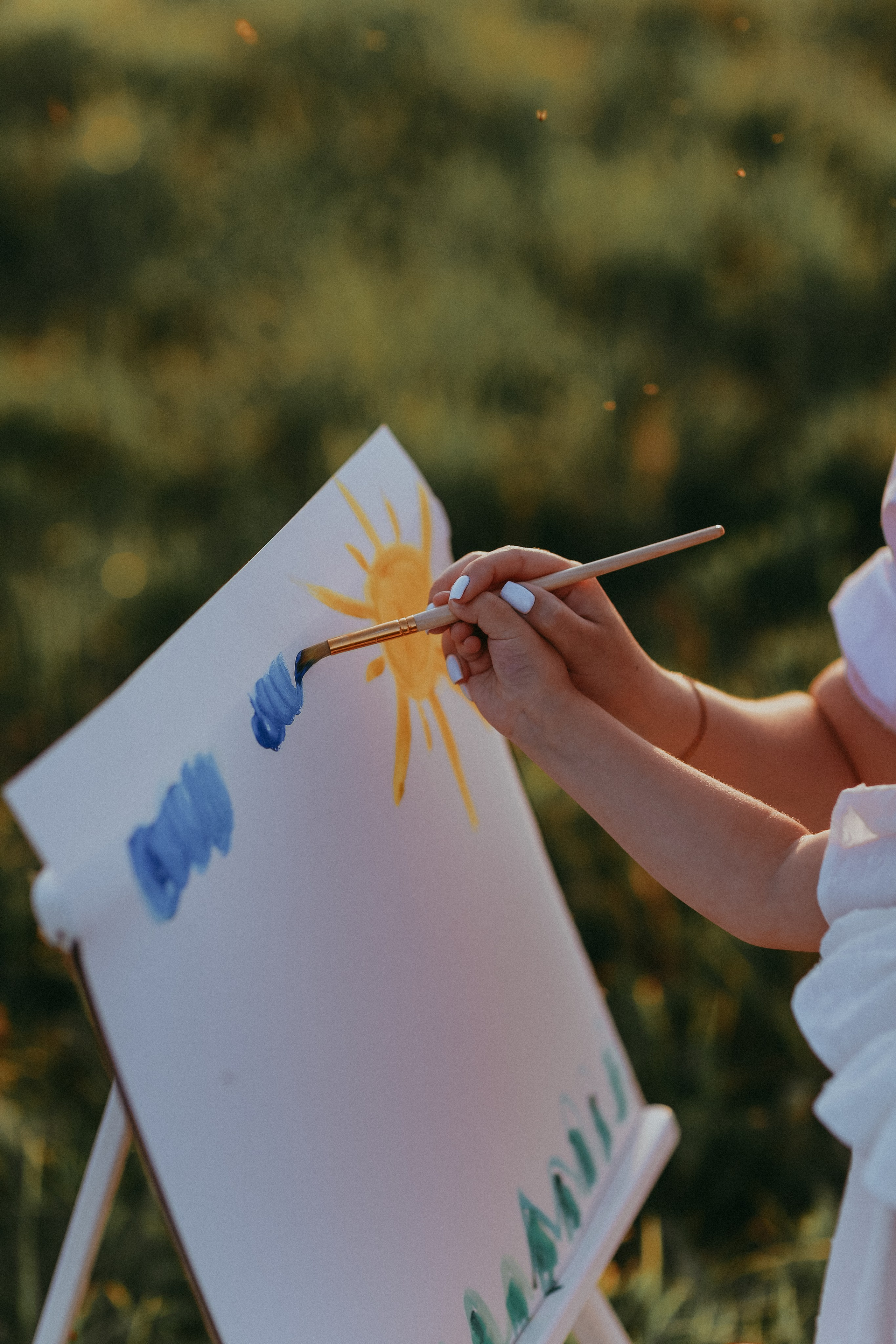 Мольберт. Photographer Helen Shabalina