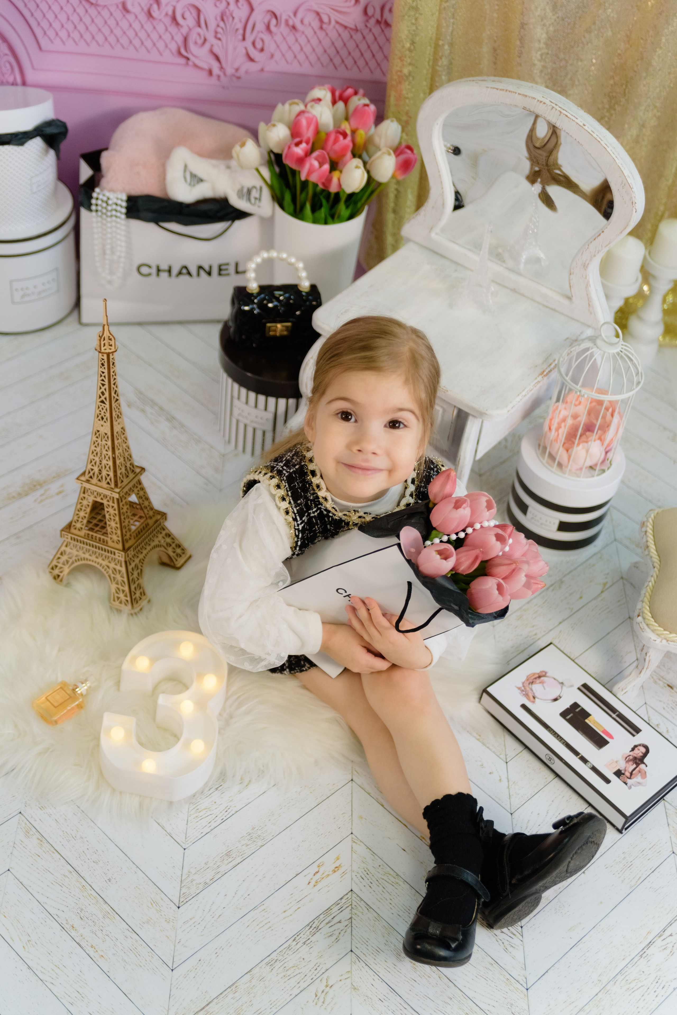 Детская фотосессия «Париж» Полина. Детский Фотограф |Фотограф на годик в Брянске Ирина Романова
