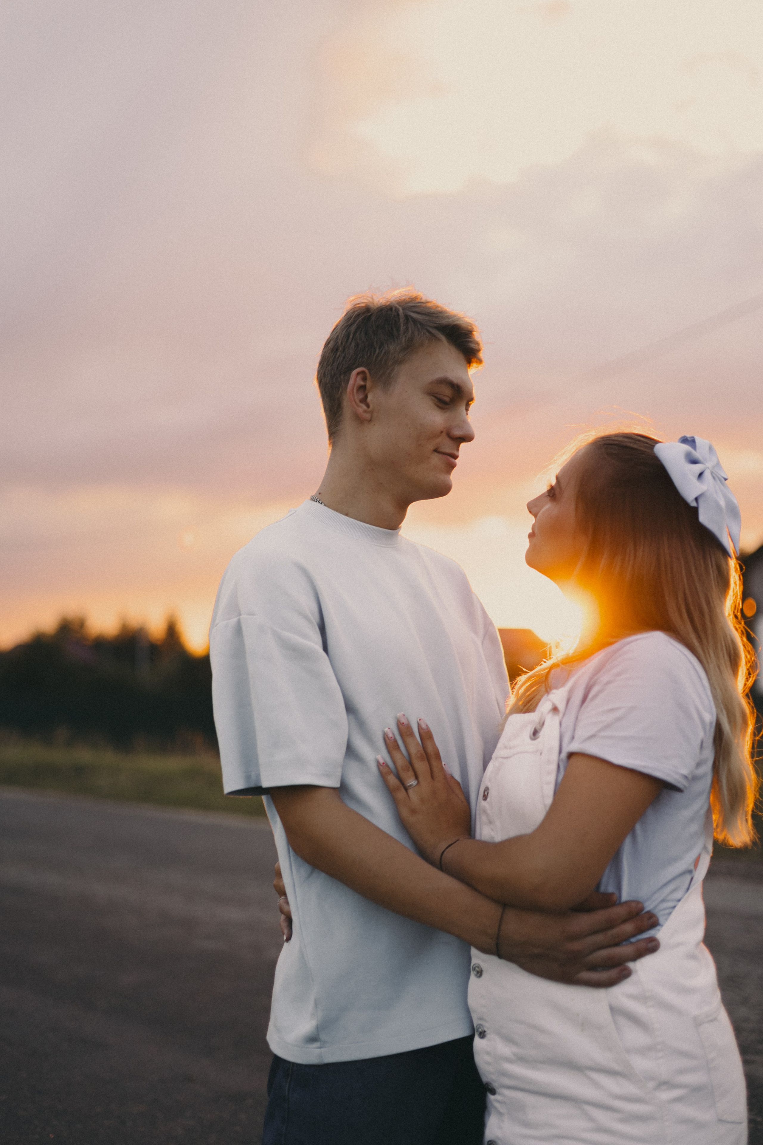 Михаил и Валерия | Подсолнухи. Фотограф Мария Лаенко