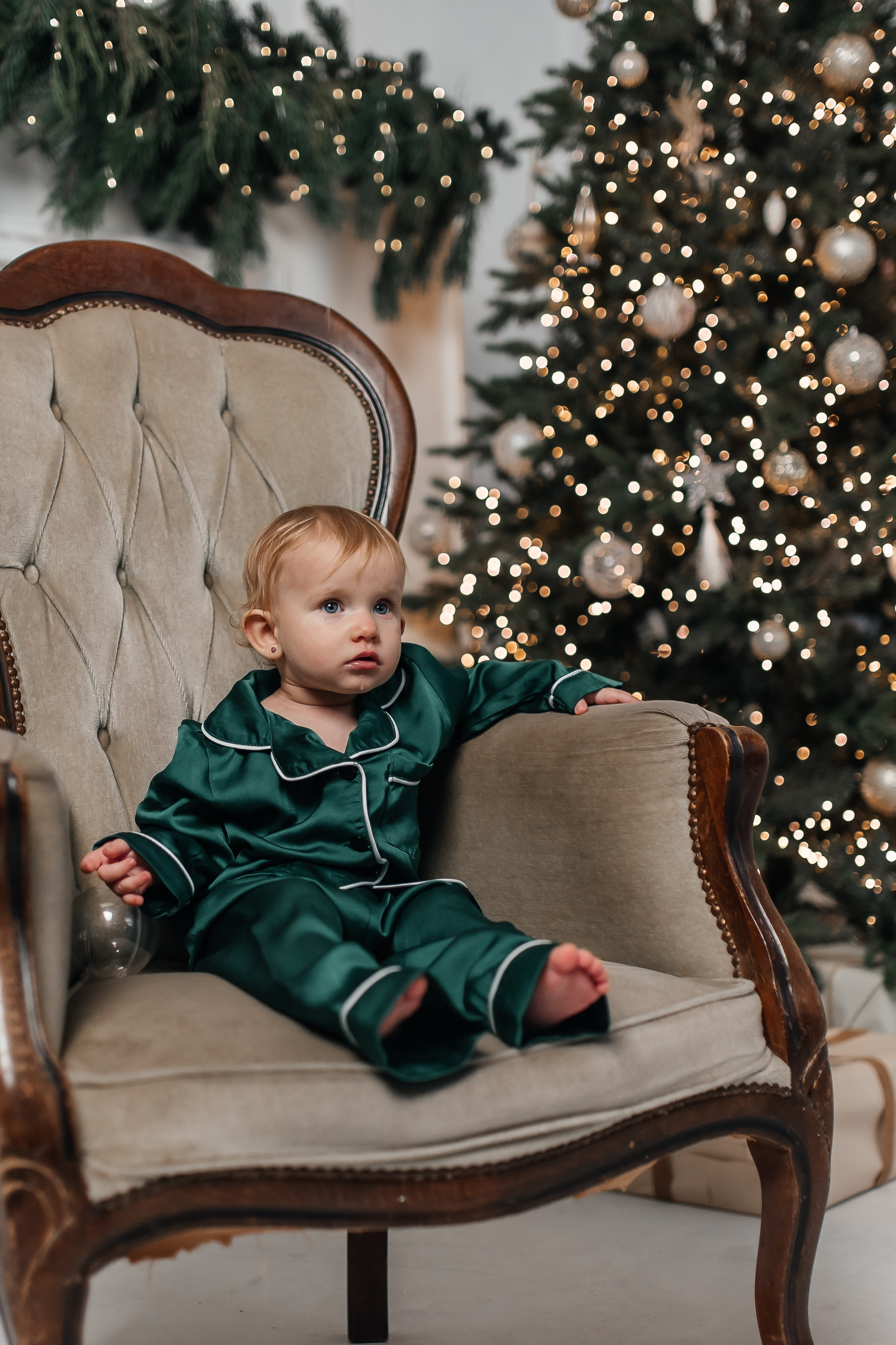 Мама, папа, дочь (атласные пижамы). Фотограф в Дзержинске Наташа Баева