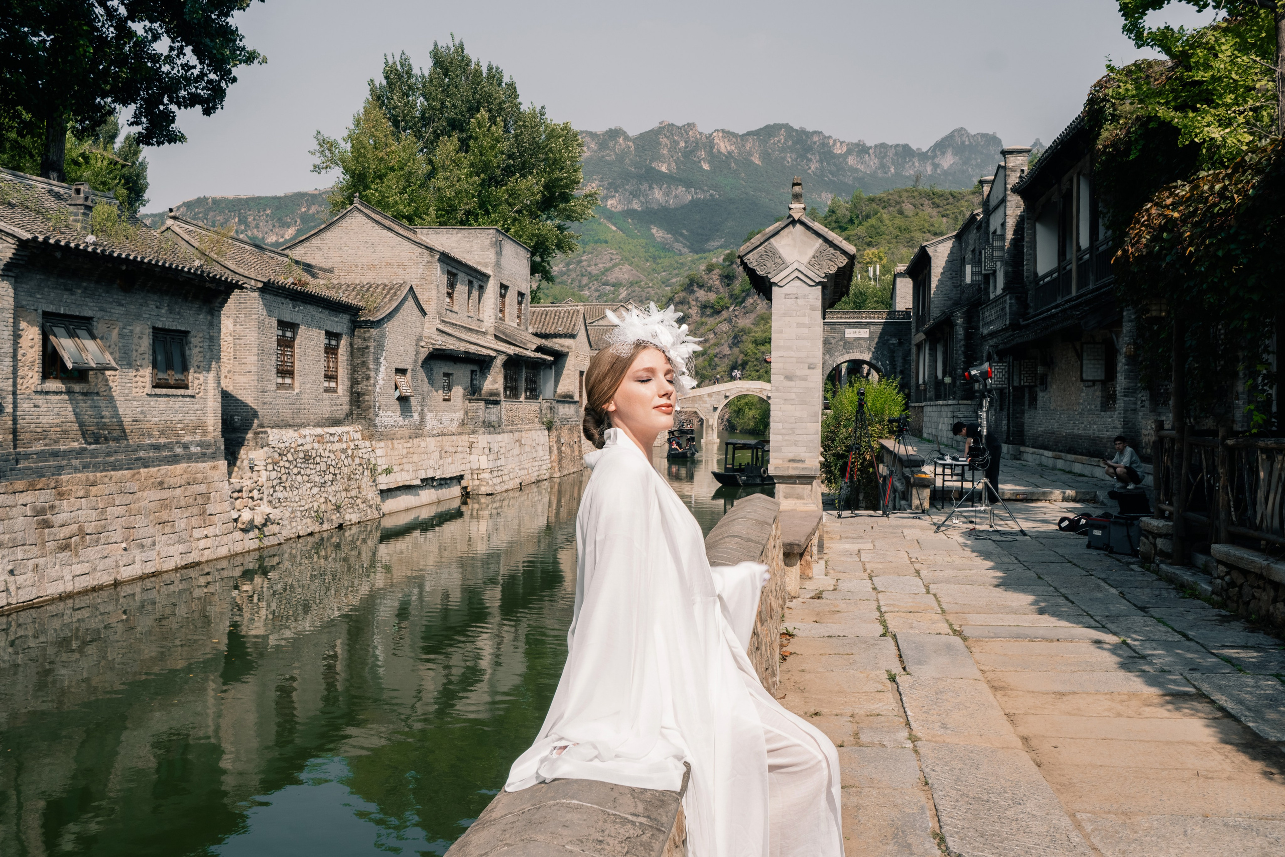 Photoshoot in traditional Chinese dresses
