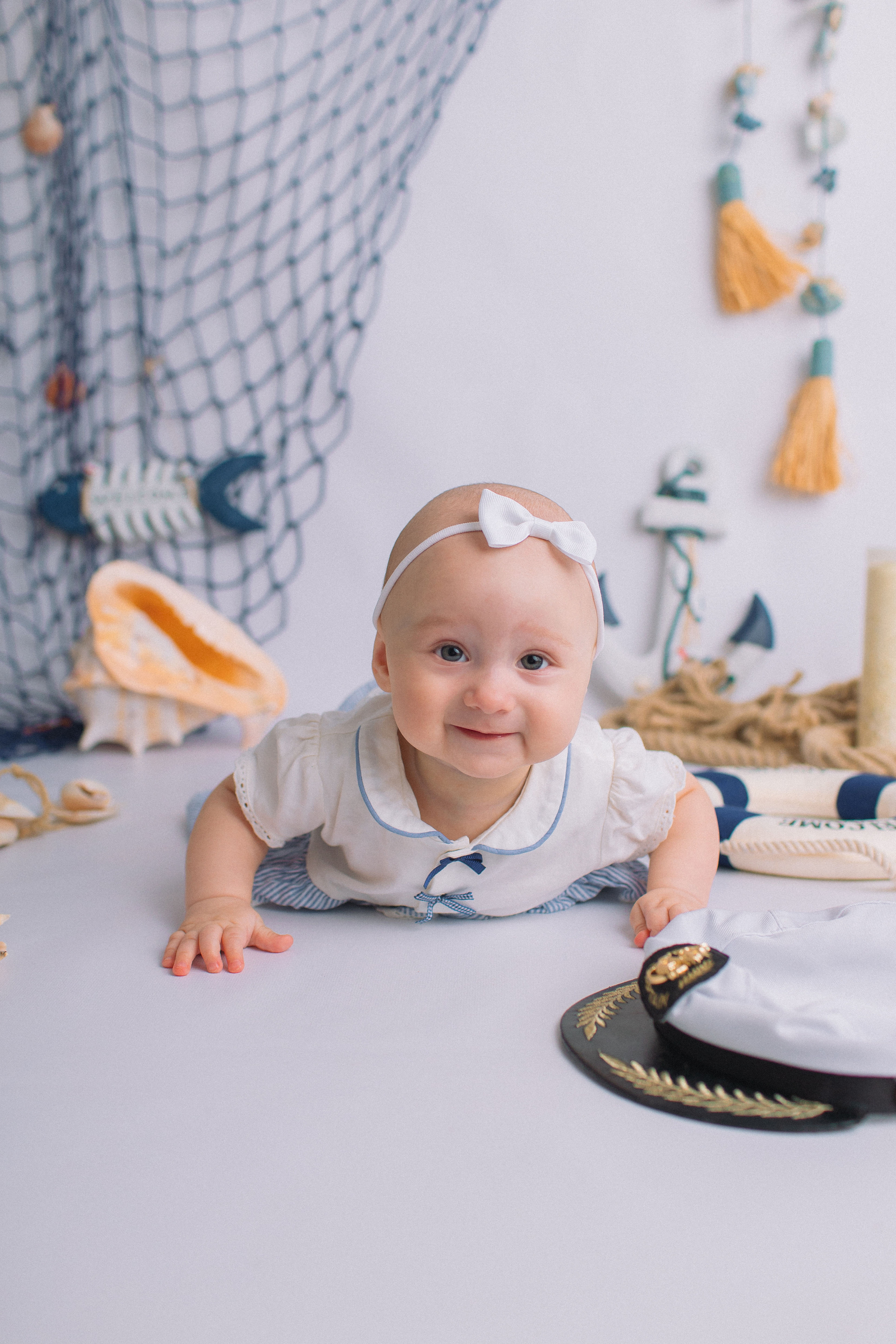 Морской стиль. Newborn Фотограф в Твери