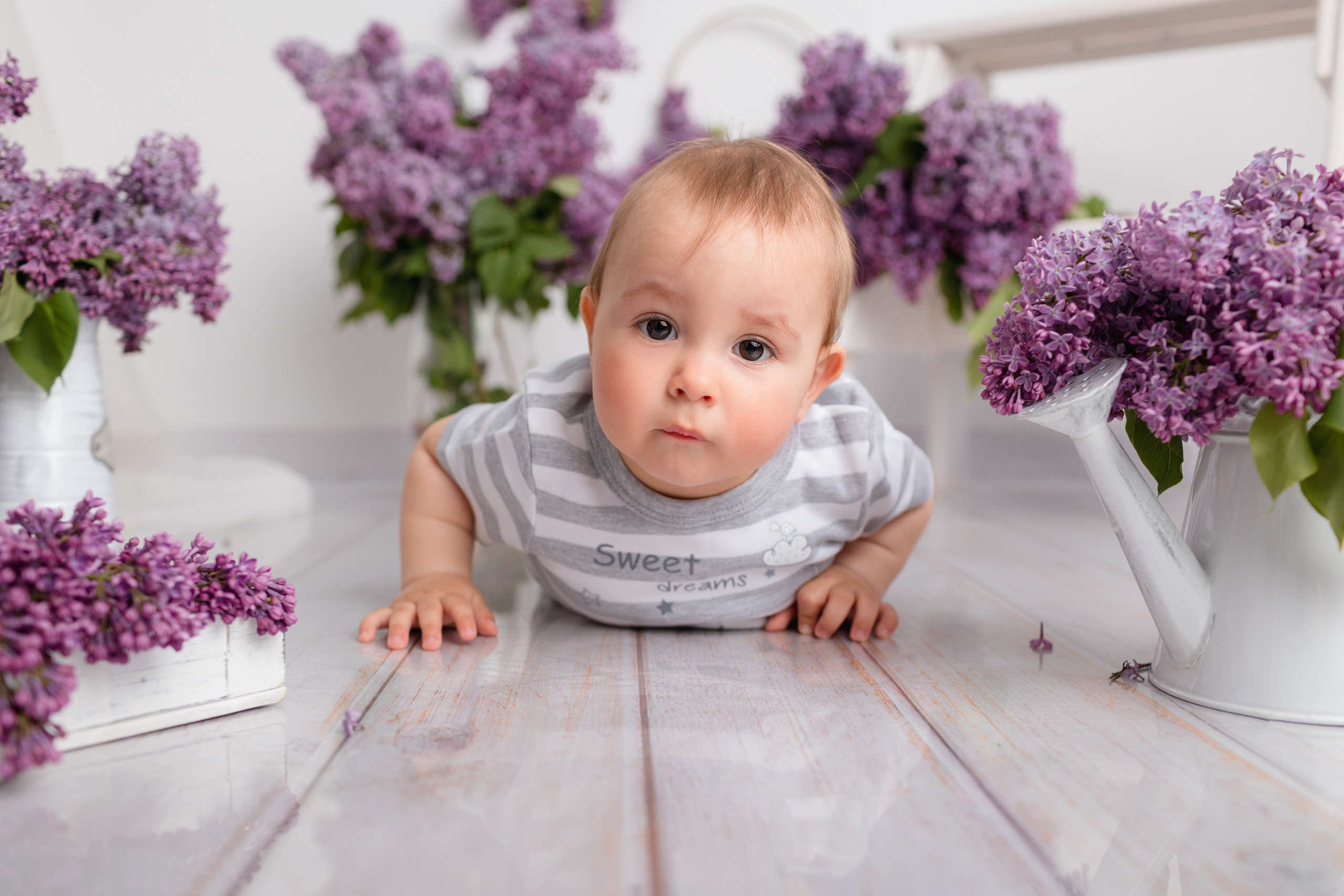 В Сирени. Newborn Фотограф в Твери