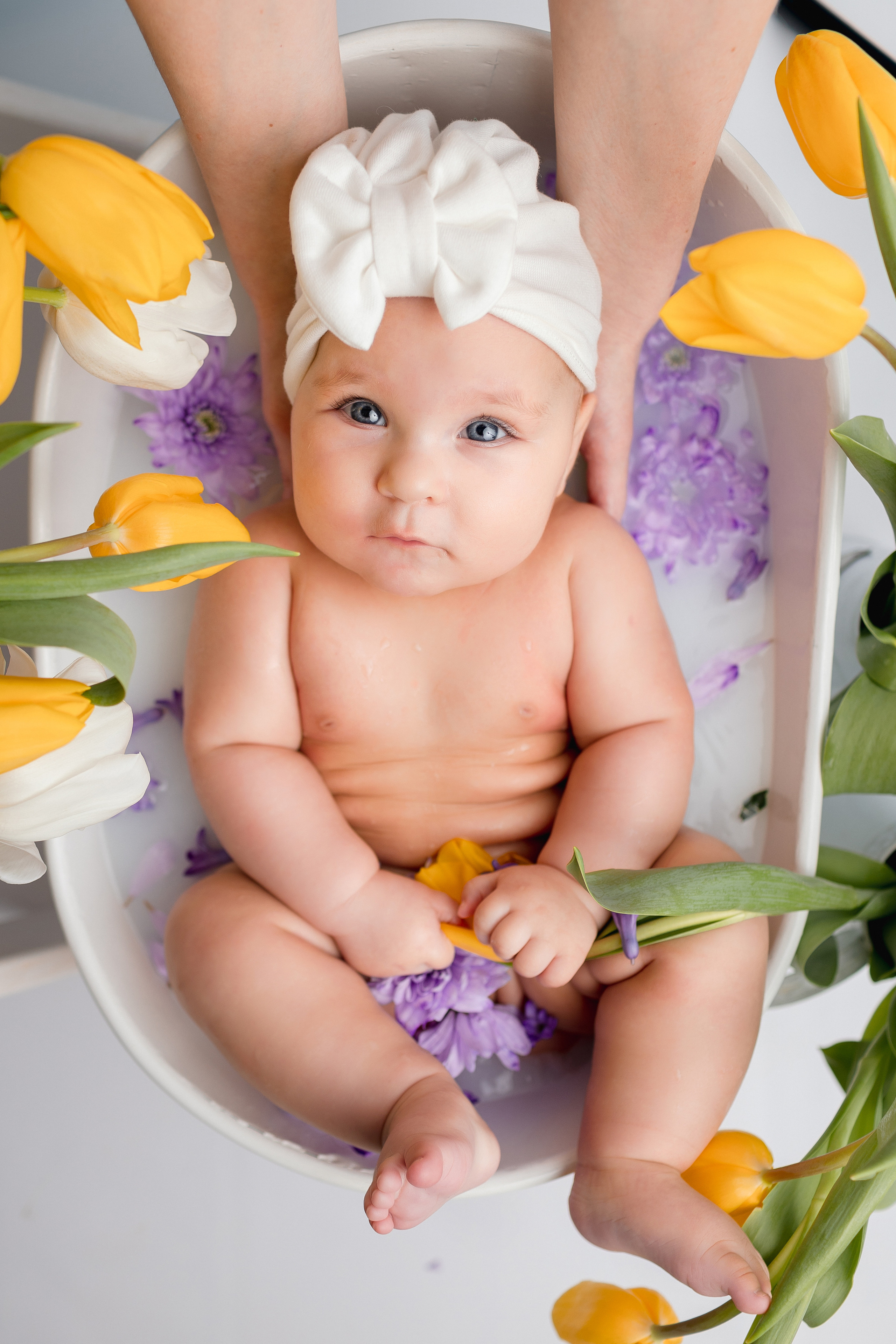 В Тюльпанах (8 марта). Newborn Фотограф в Твери