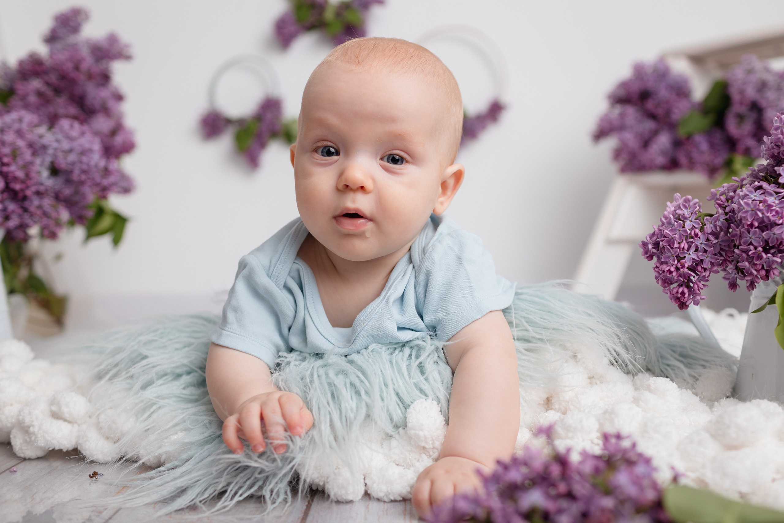 В Сирени. Newborn Фотограф в Твери