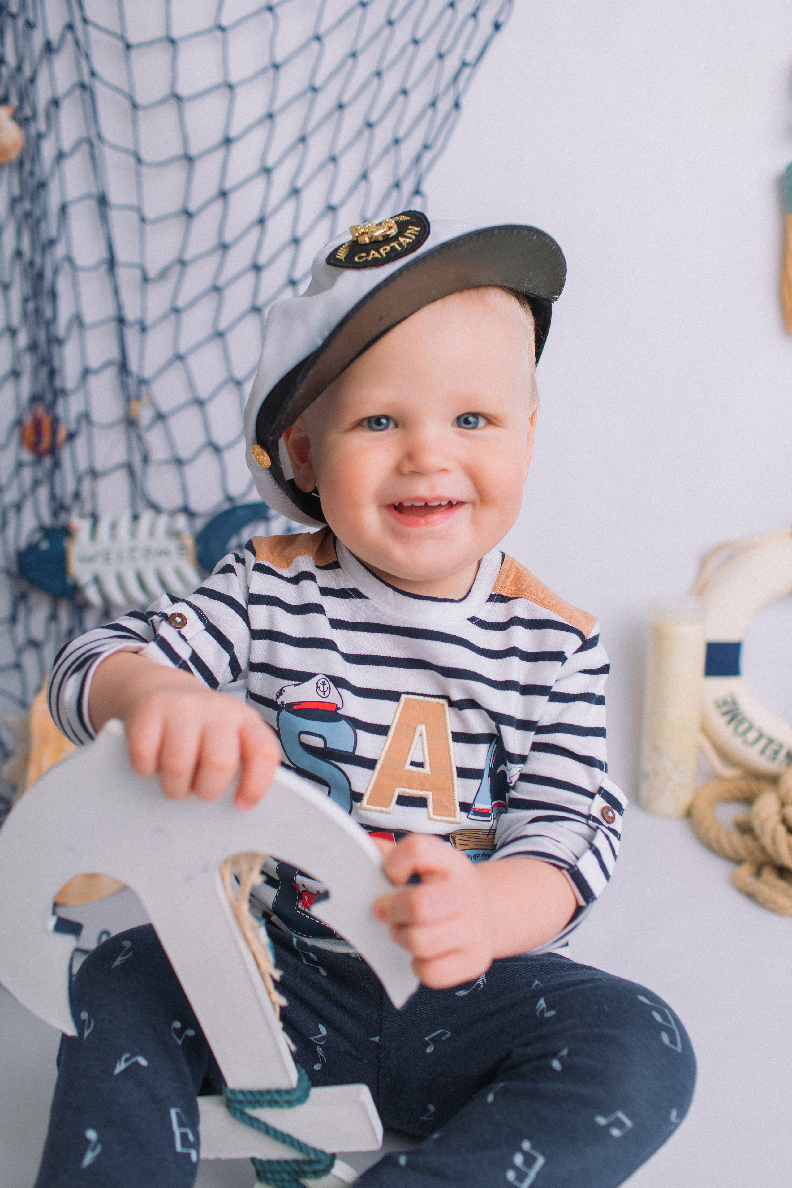 Морской стиль. Newborn Фотограф в Твери