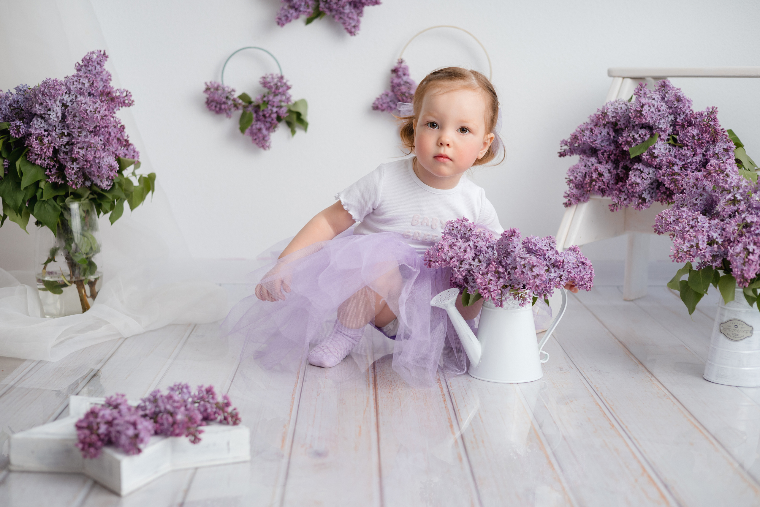 В Сирени. Newborn Фотограф в Твери