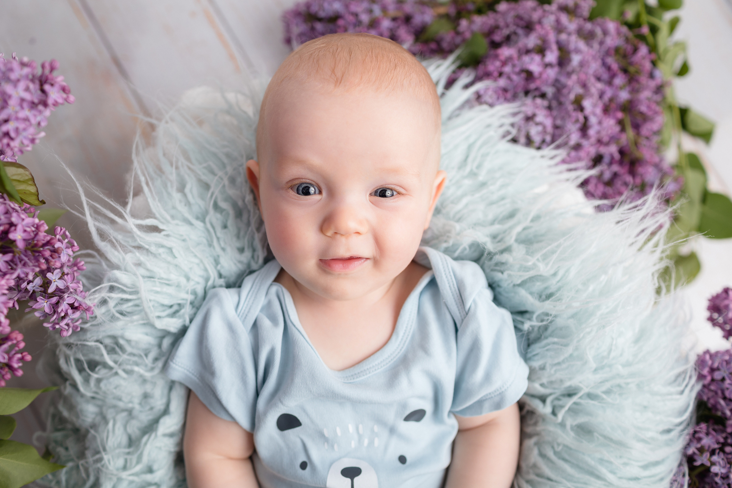 В Сирени. Newborn Фотограф в Твери