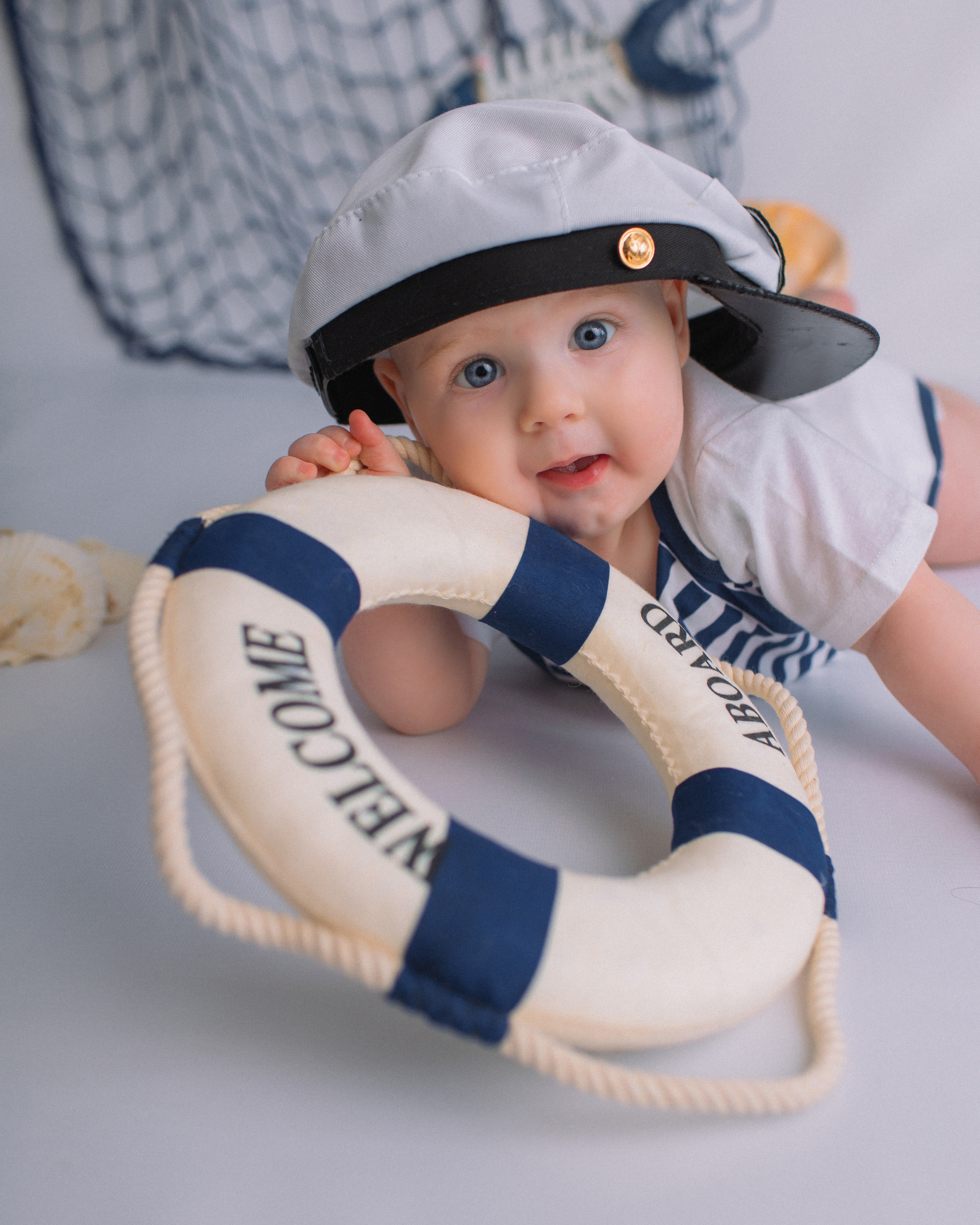 Морской стиль. Newborn Фотограф в Твери