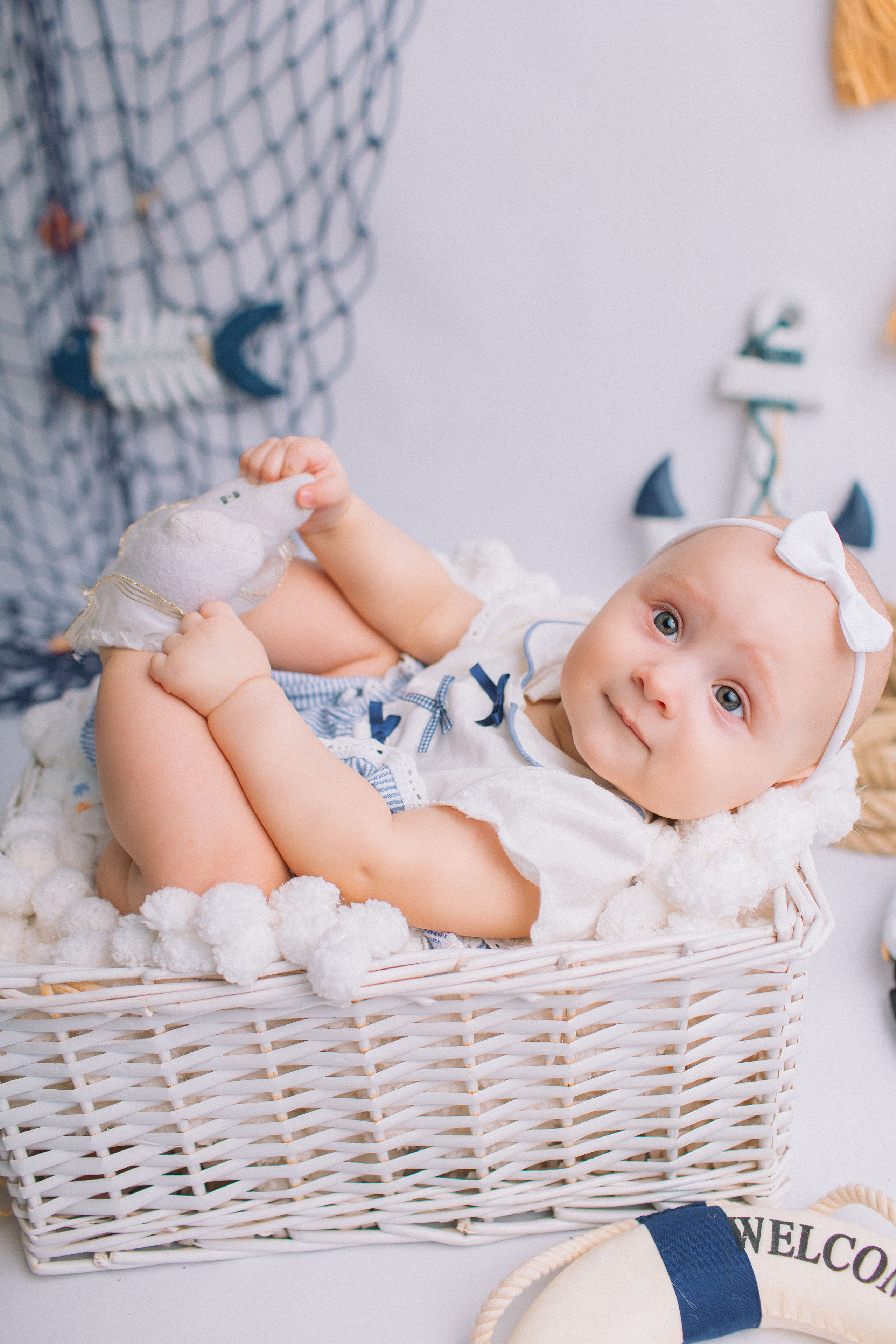 Морской стиль. Newborn Фотограф в Твери