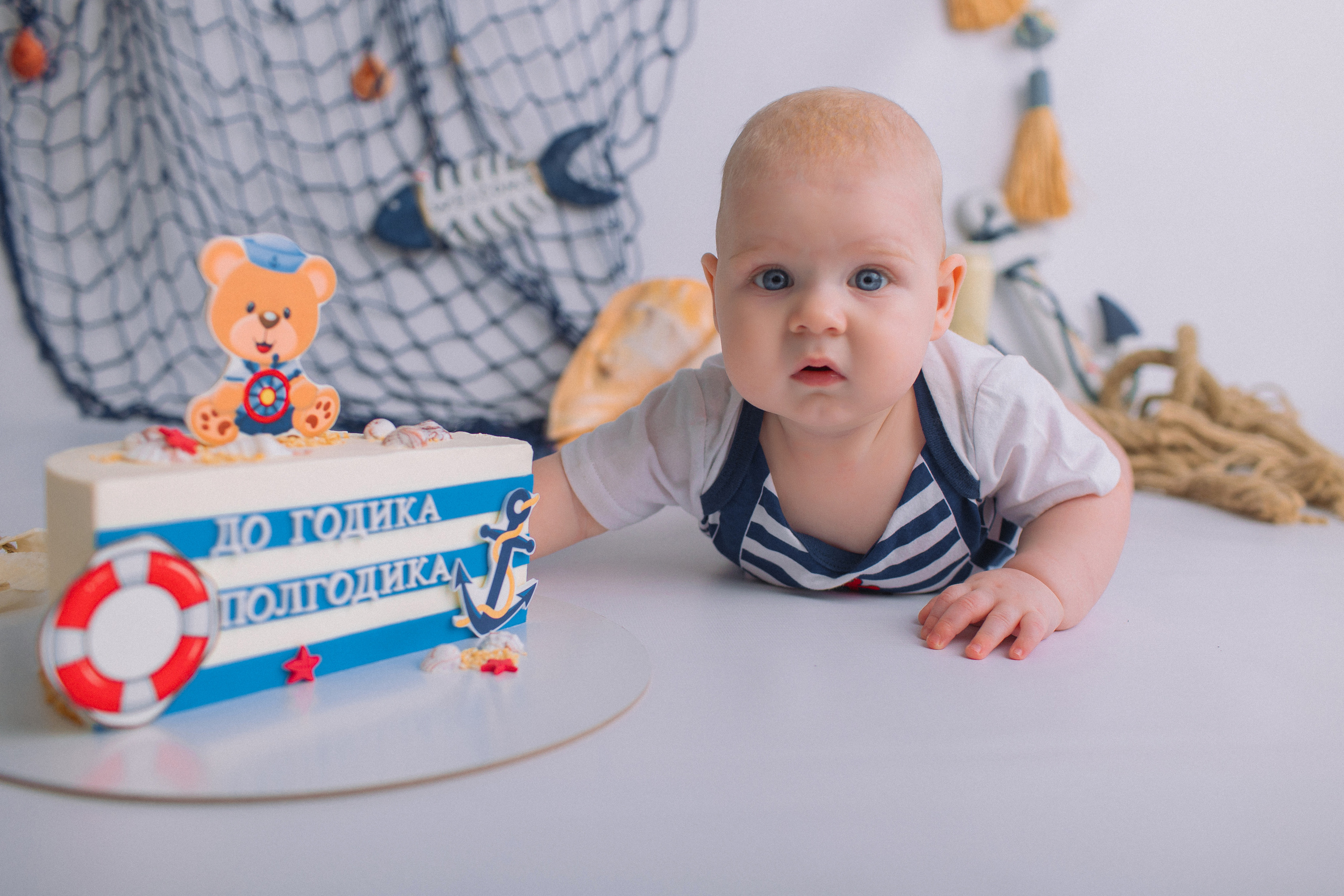 Морской стиль. Newborn Фотограф в Твери