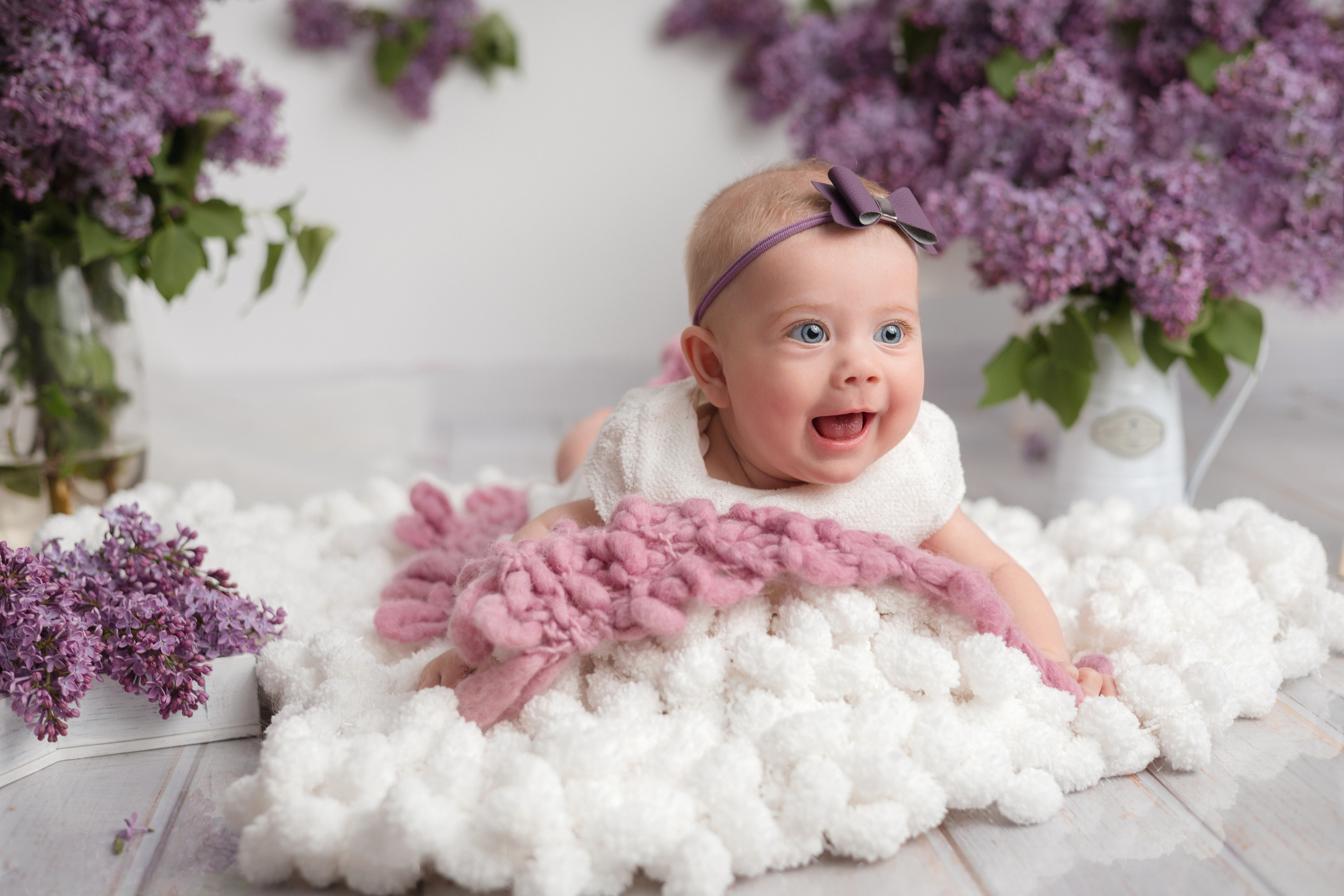 В Сирени. Newborn Фотограф в Твери