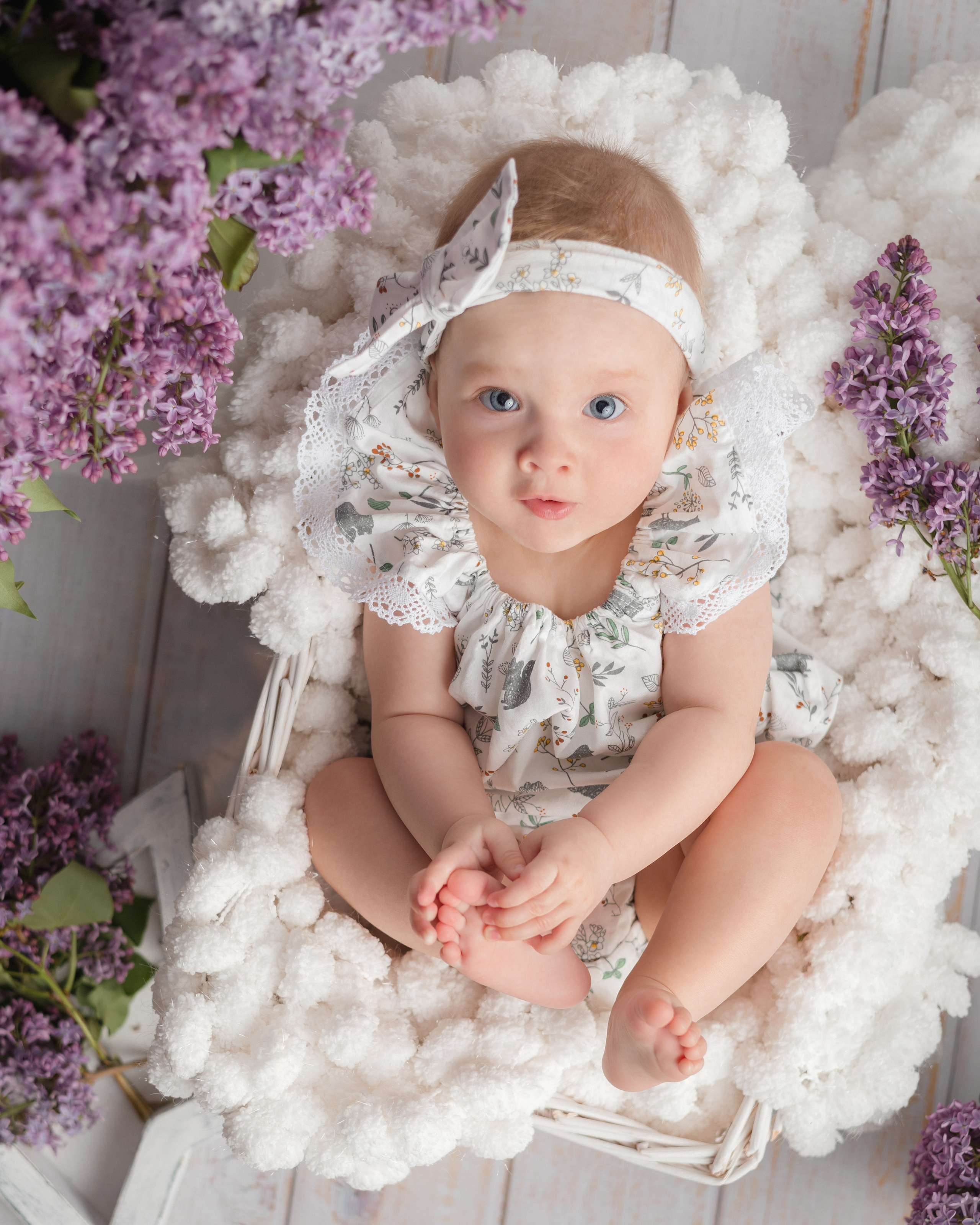 В Сирени. Newborn Фотограф в Твери