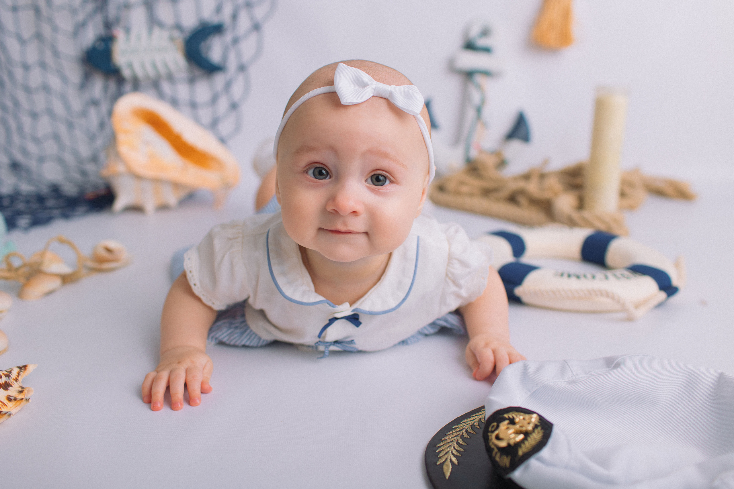 Морской стиль. Newborn Фотограф в Твери