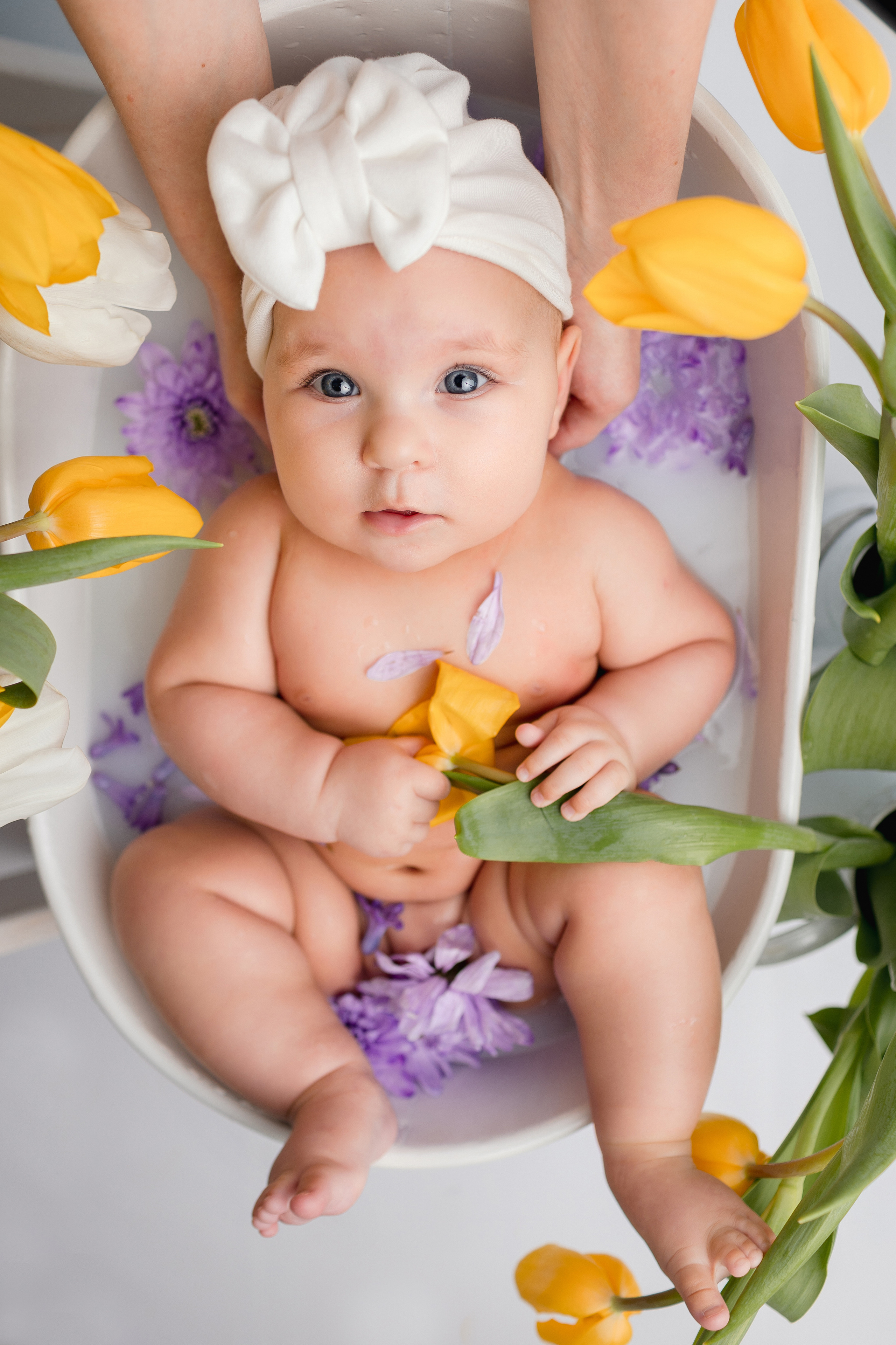 В Тюльпанах (8 марта). Newborn Фотограф в Твери