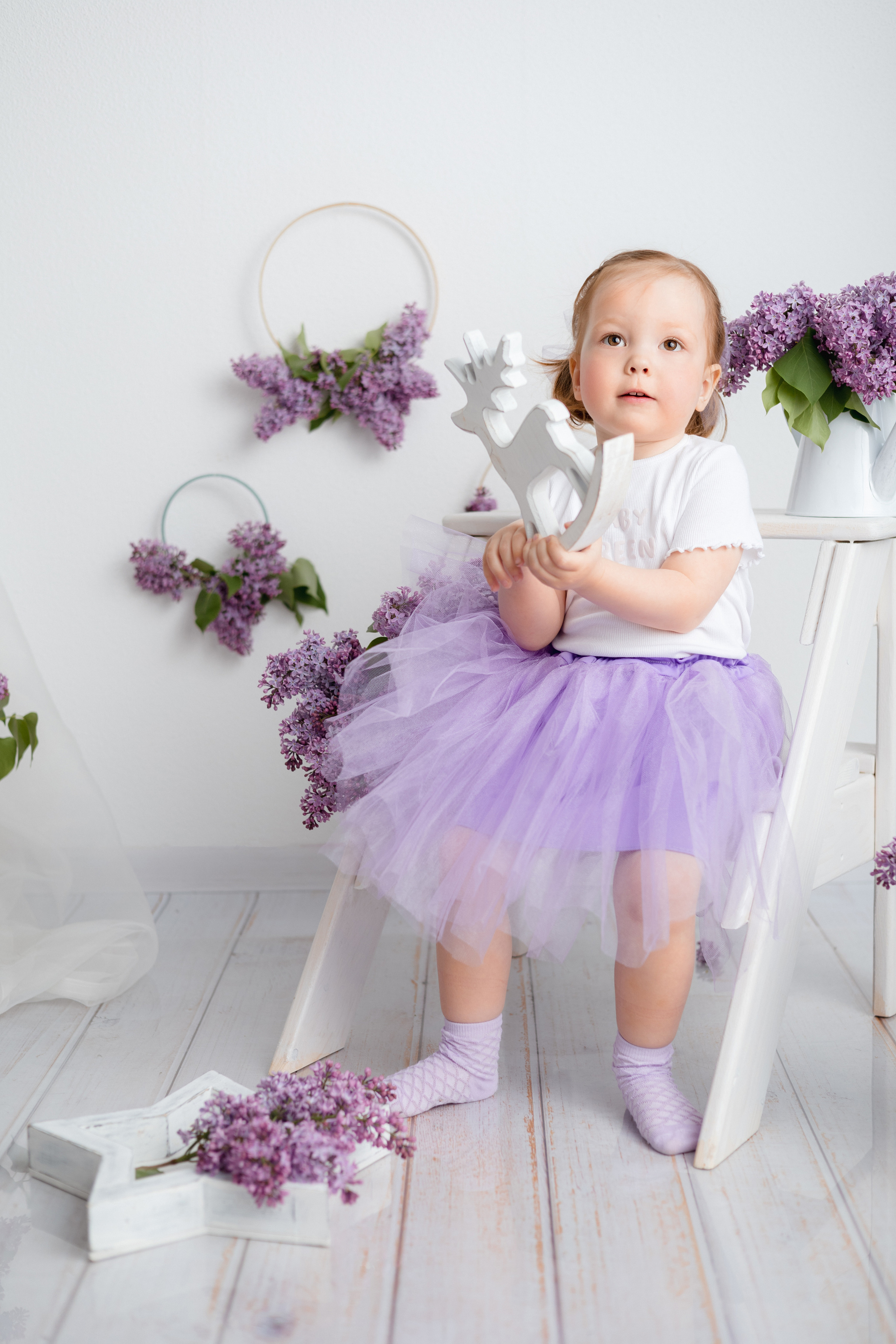 В Сирени. Newborn Фотограф в Твери