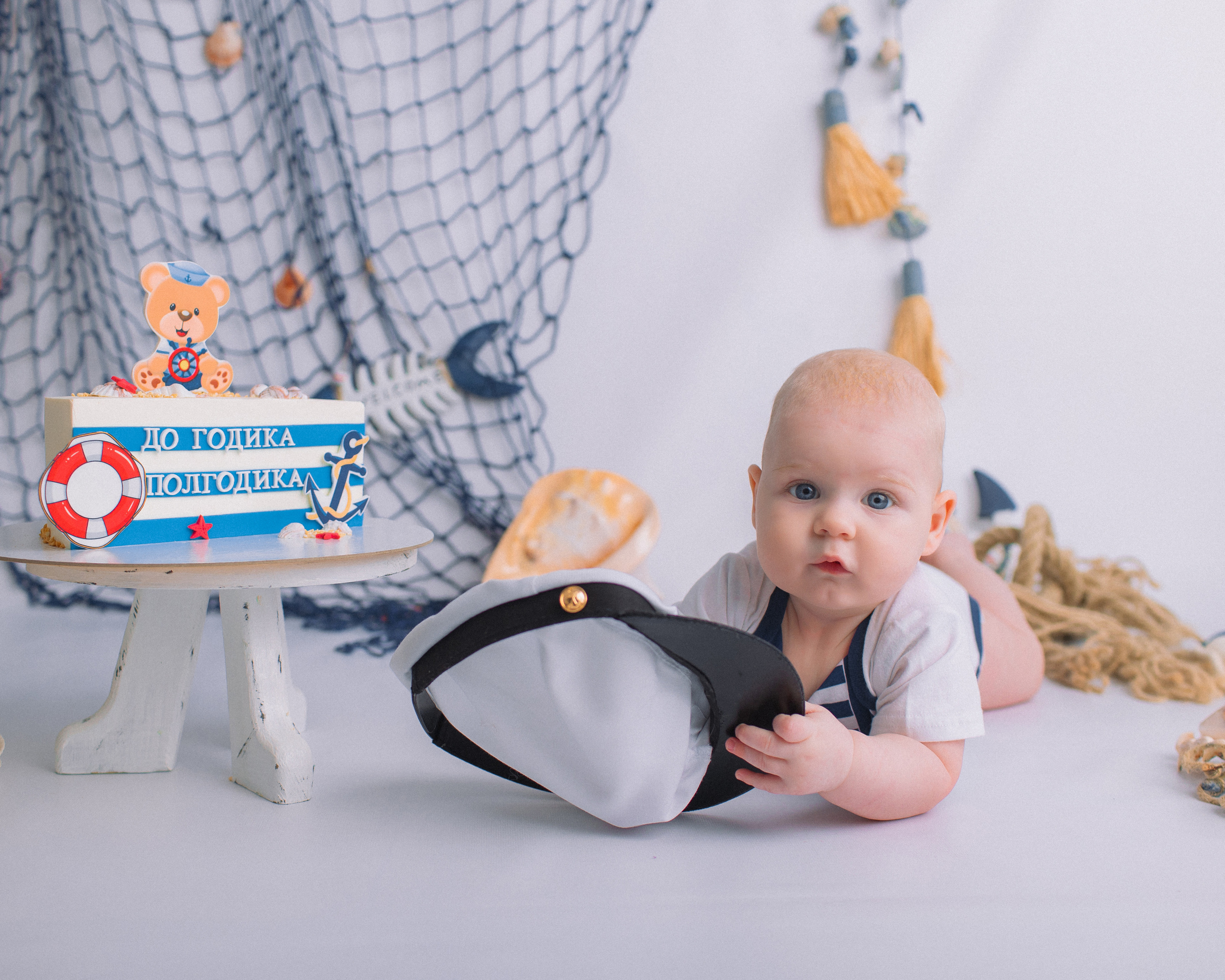 Морской стиль. Newborn Фотограф в Твери