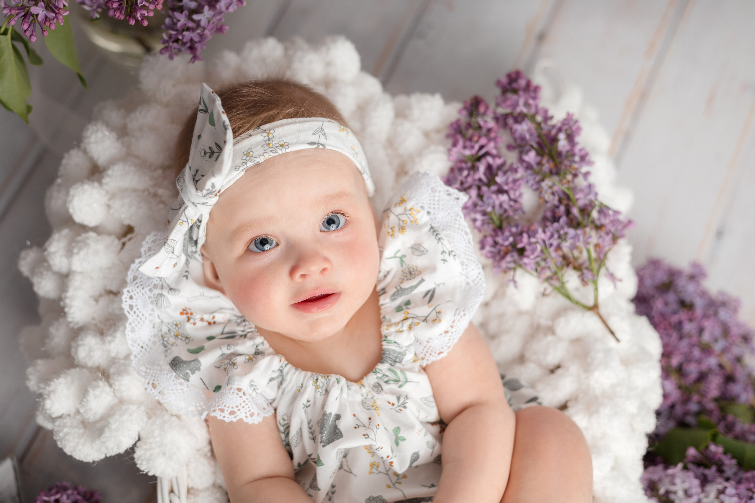 В Сирени. Newborn Фотограф в Твери