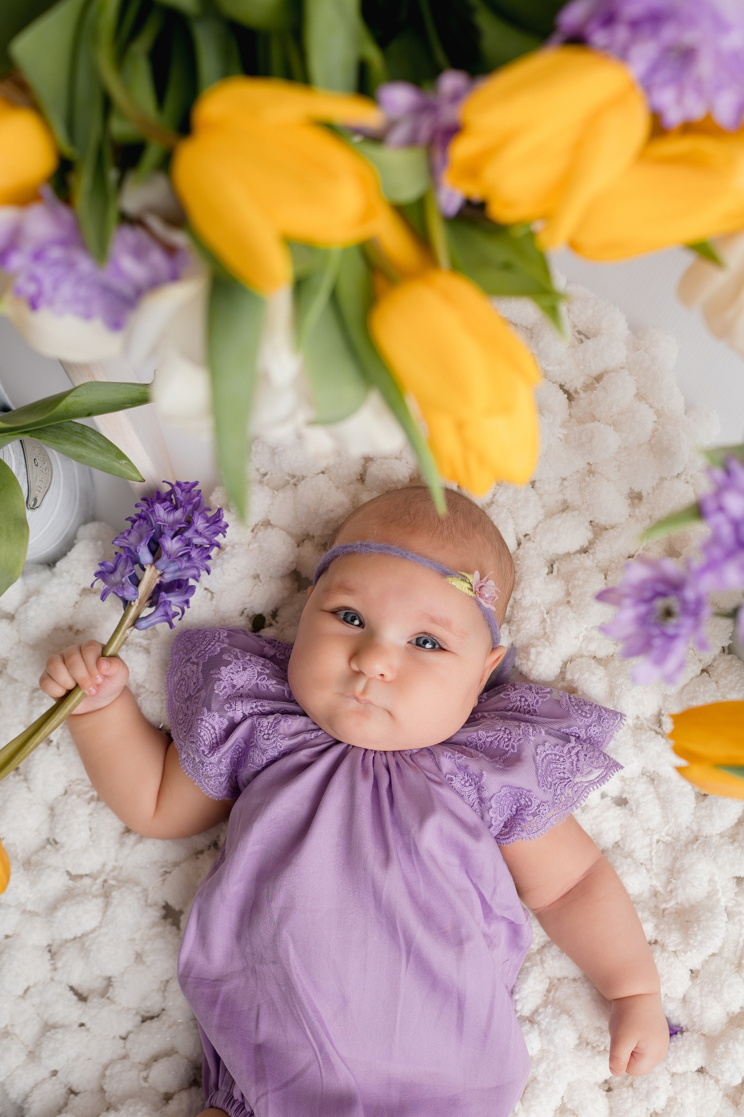 В Тюльпанах (8 марта). Newborn Фотограф в Твери