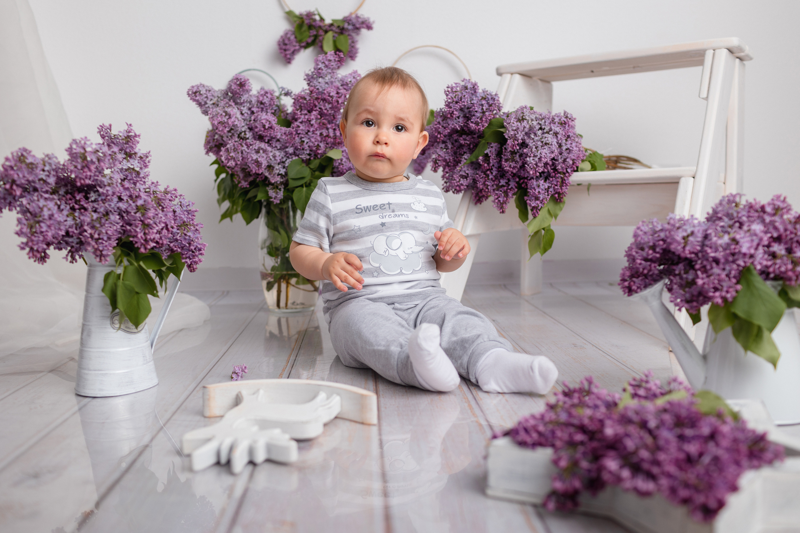 В Сирени. Newborn Фотограф в Твери