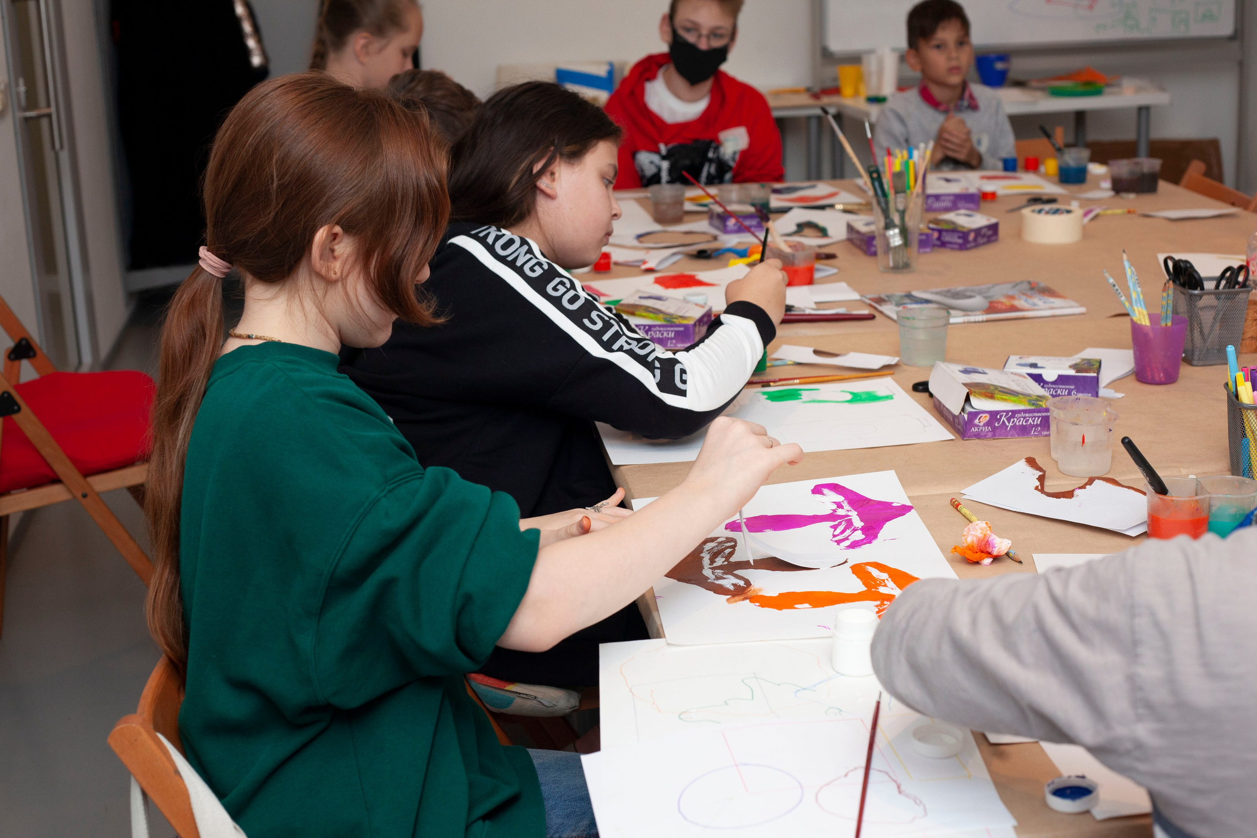 Детский мастер-класс в ММОМА. Stanislav Baryshev — People. Emotions. Atmosphere