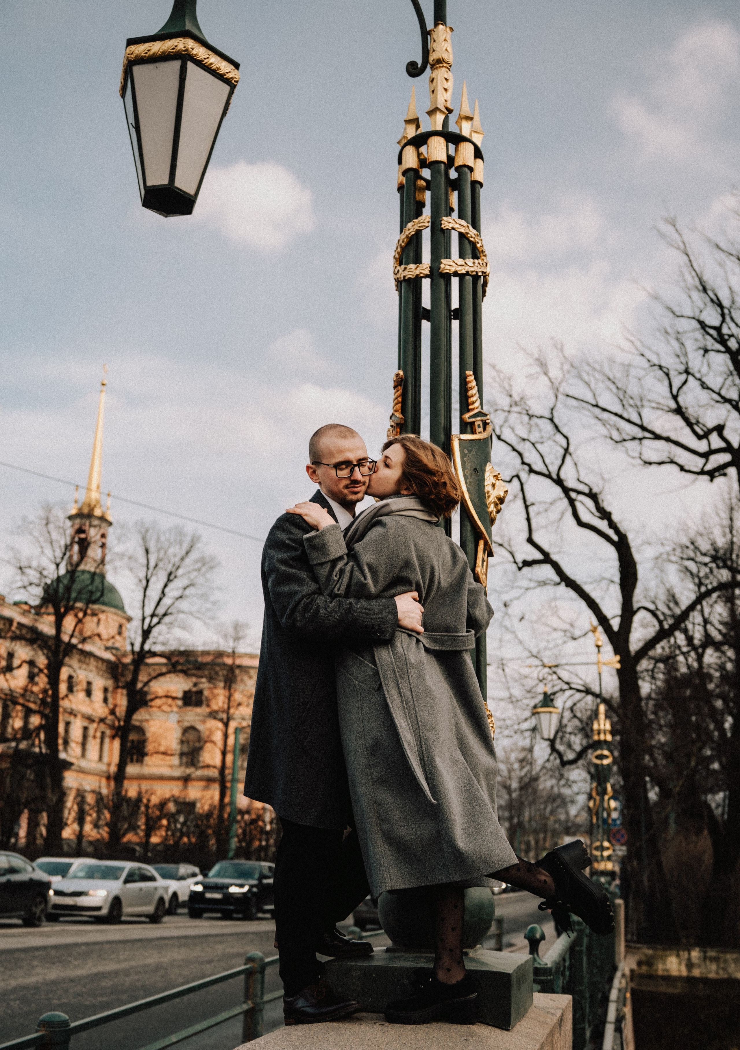 Парная фотосессия в Санкт-Петербурге. Фотосессия лавстори Санкт-Петербург. Свадебный фотограф в СПб. Федосова Елизавета. Спас на Крови, Казанский собор, Зингера.