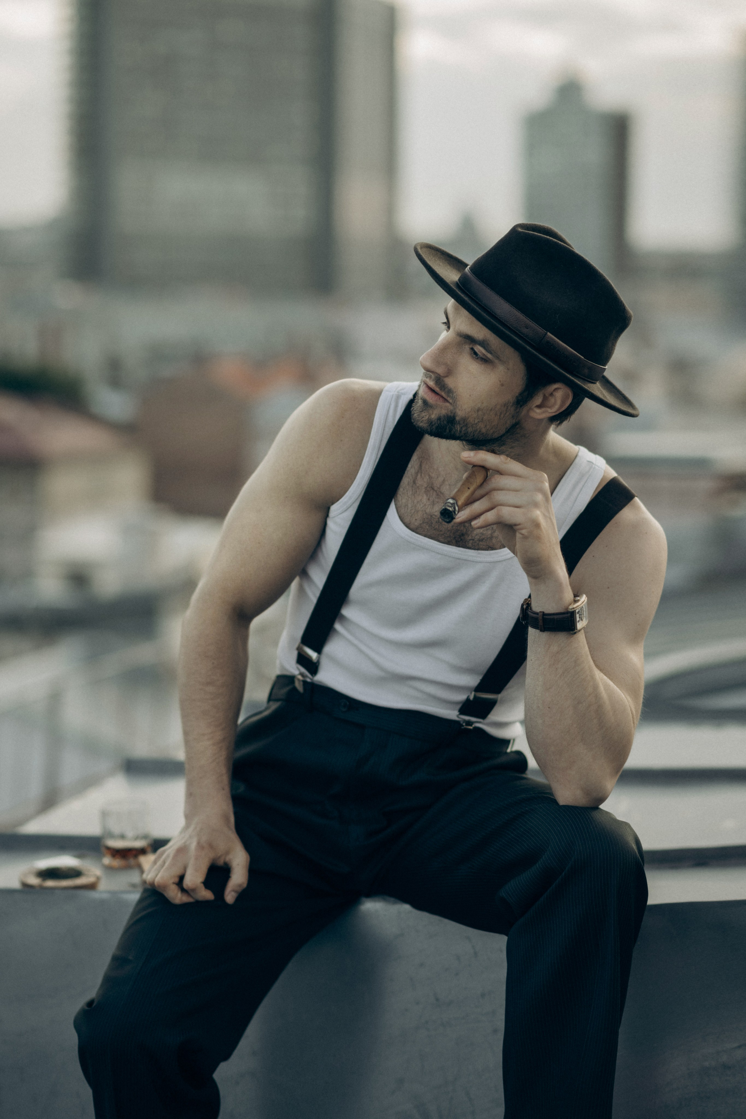 Фото с сигарой