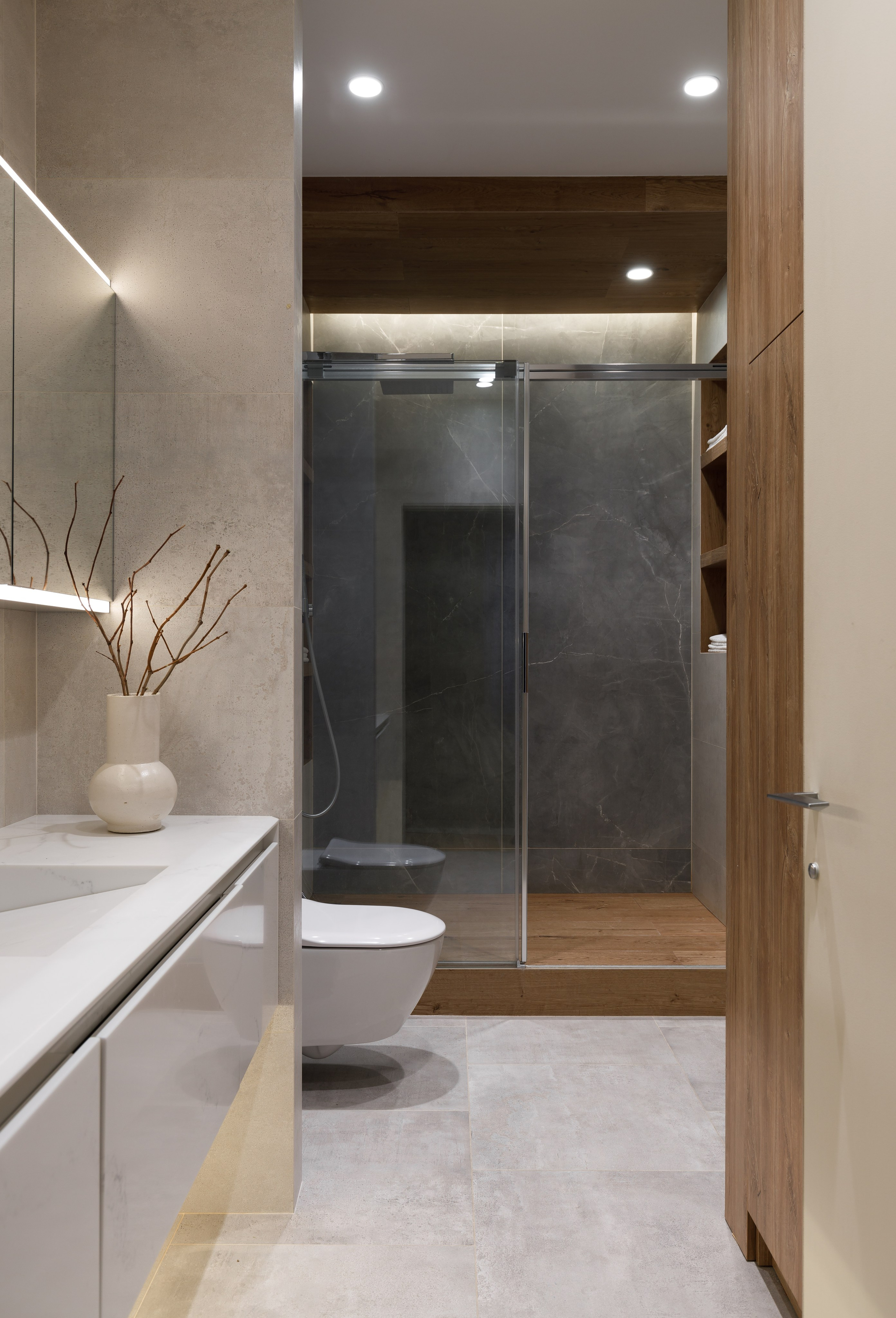 красивая душевая 