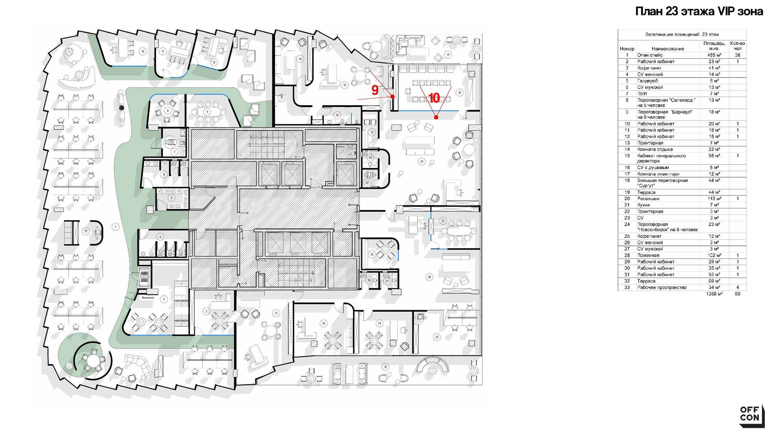 Конкурсная работа для компании Х5. Архитектура и интерьер