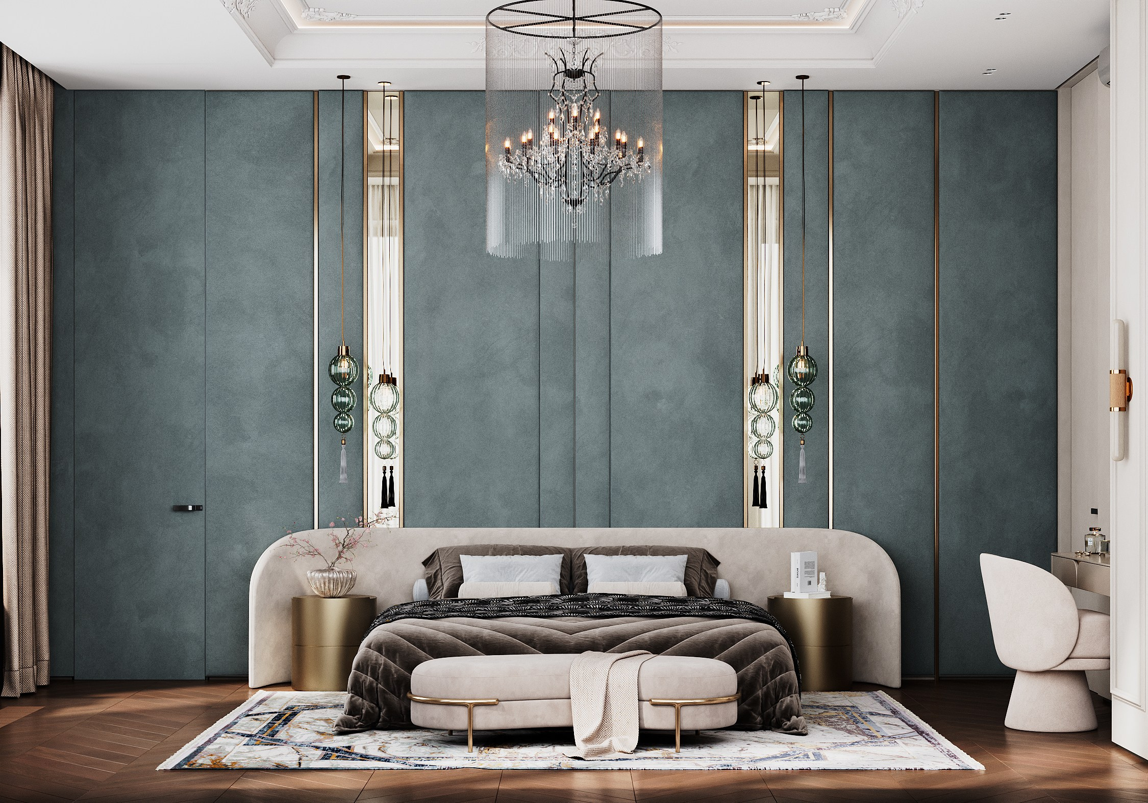 ЖК Соты 88 m² г.Уфа. Дизайн интерьера и ремонта Уфа Москва