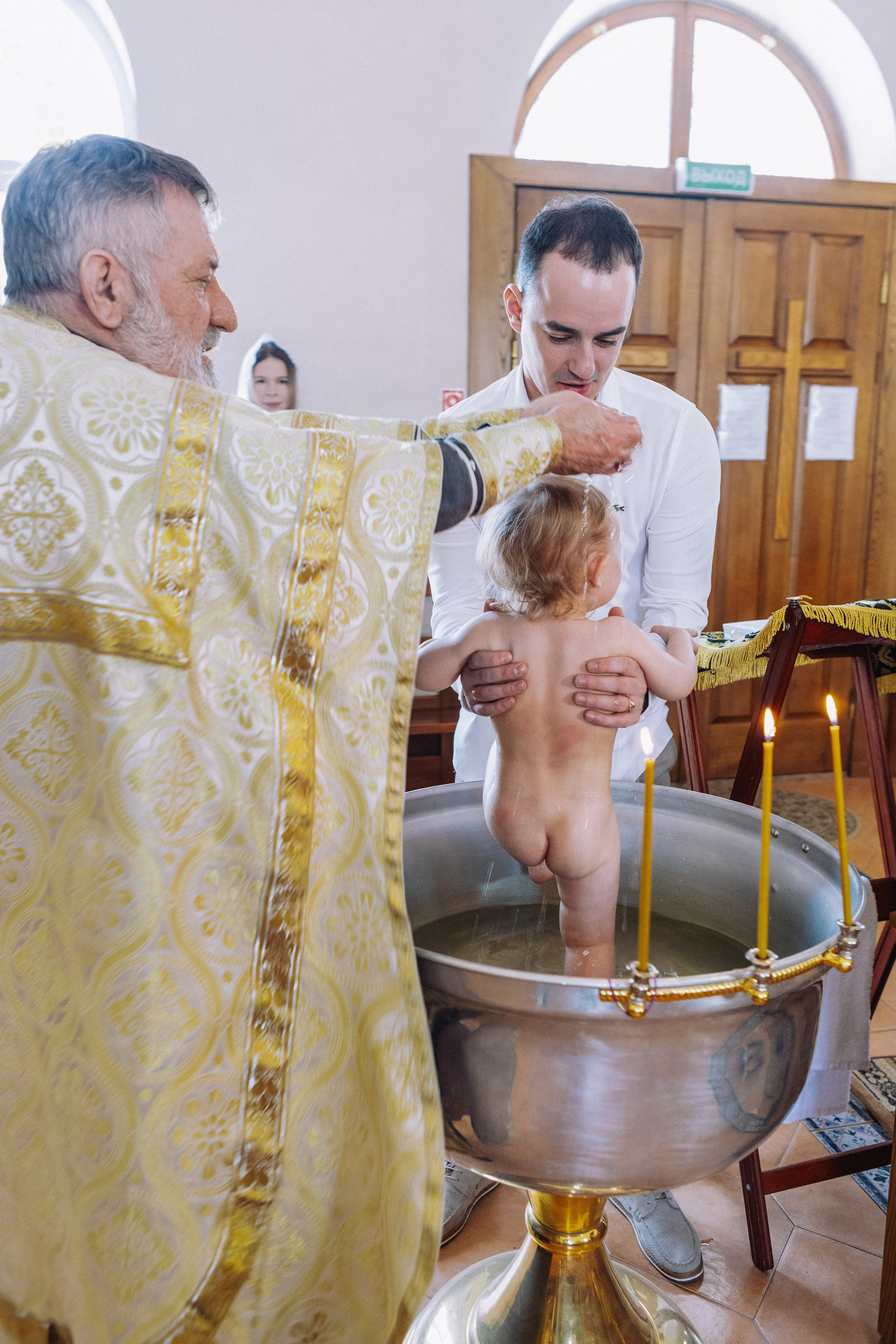 Крещение Артема и Полины. Фотограф в Курске Смирнов Евгений