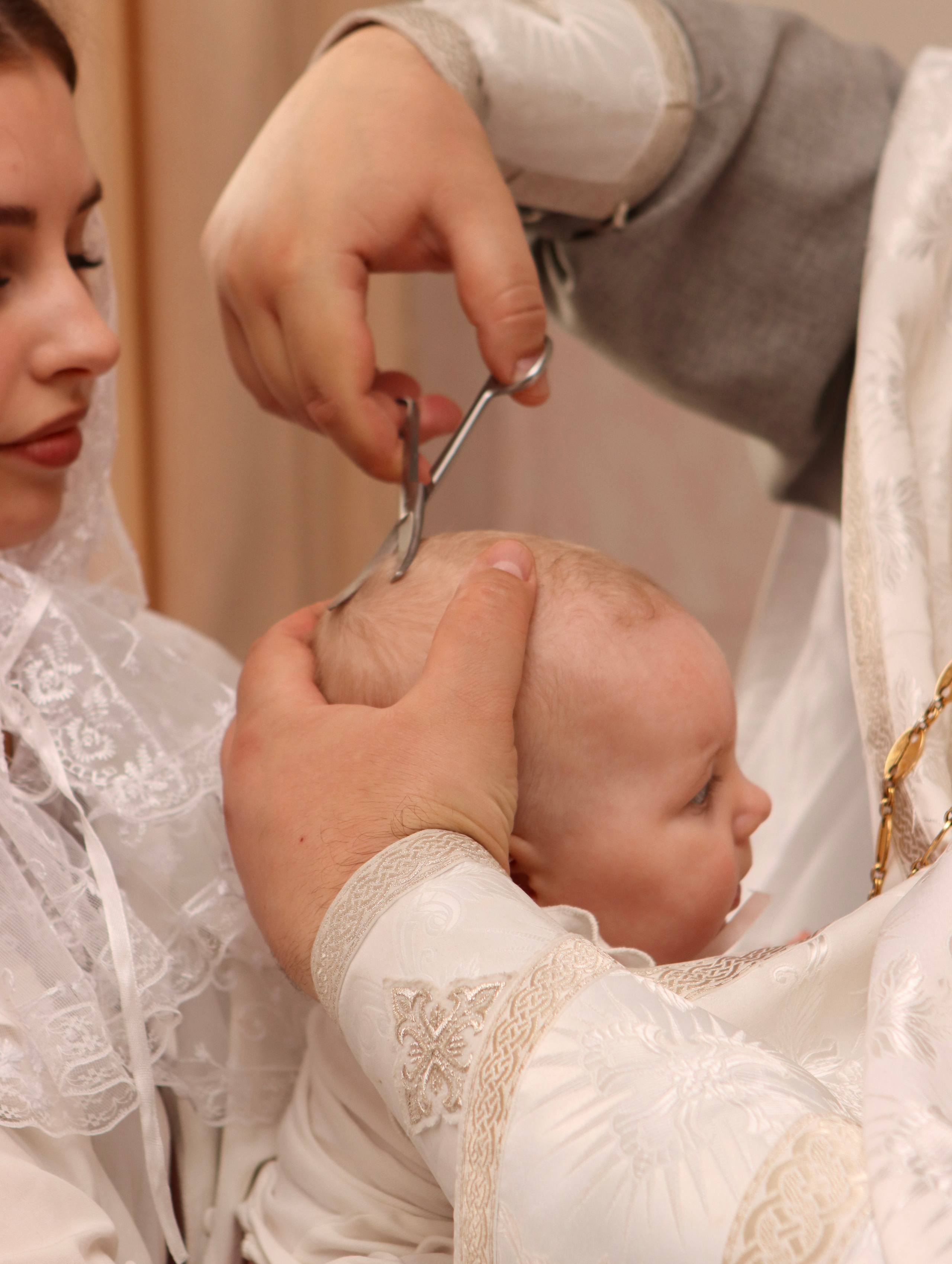Анастасия и Вадим — крещение Виктории. Фотограф в Курске Смирнов Евгений