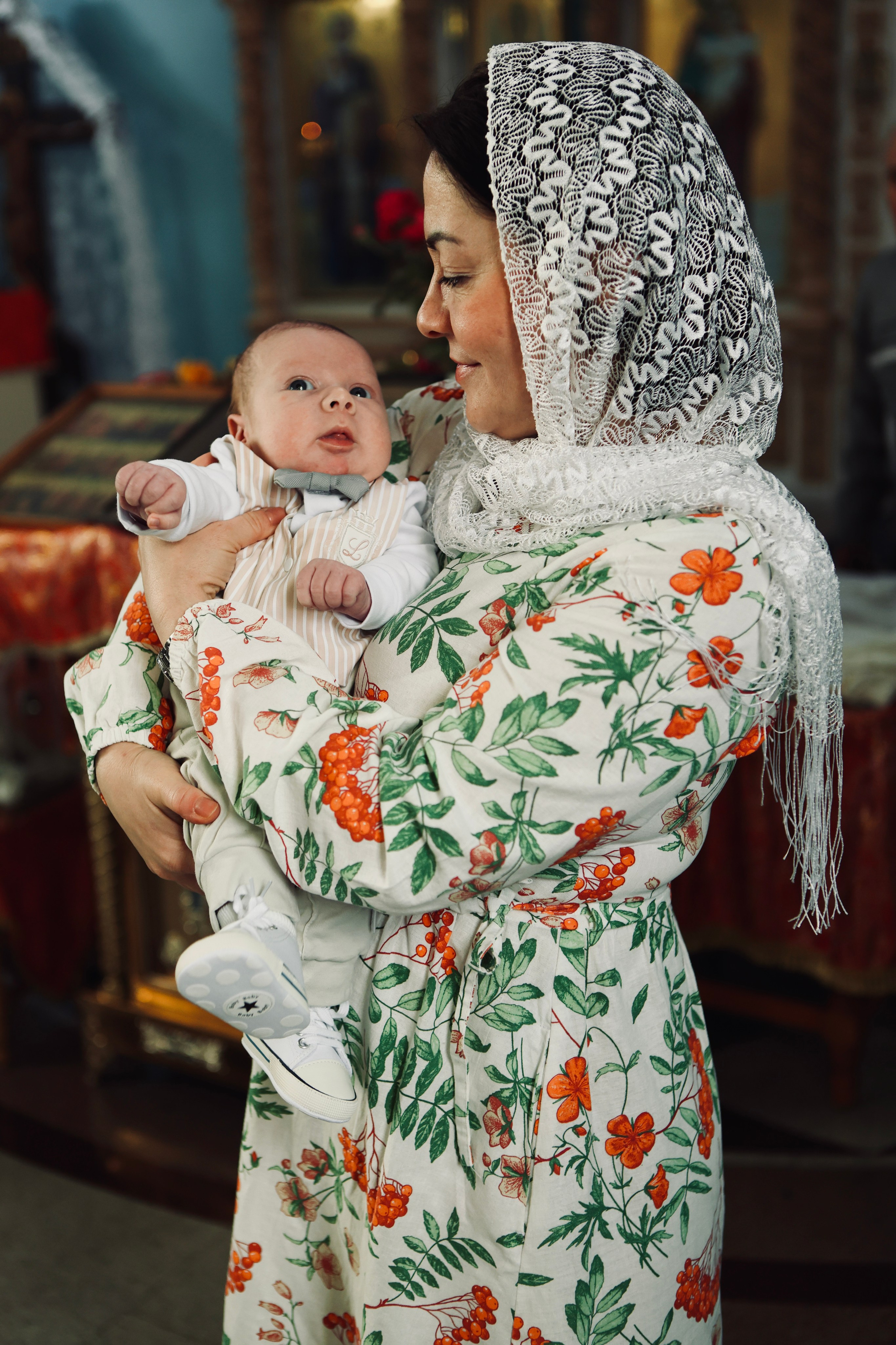 Яна и Максим —крещение Михаила. Фотограф в Курске Смирнов Евгений