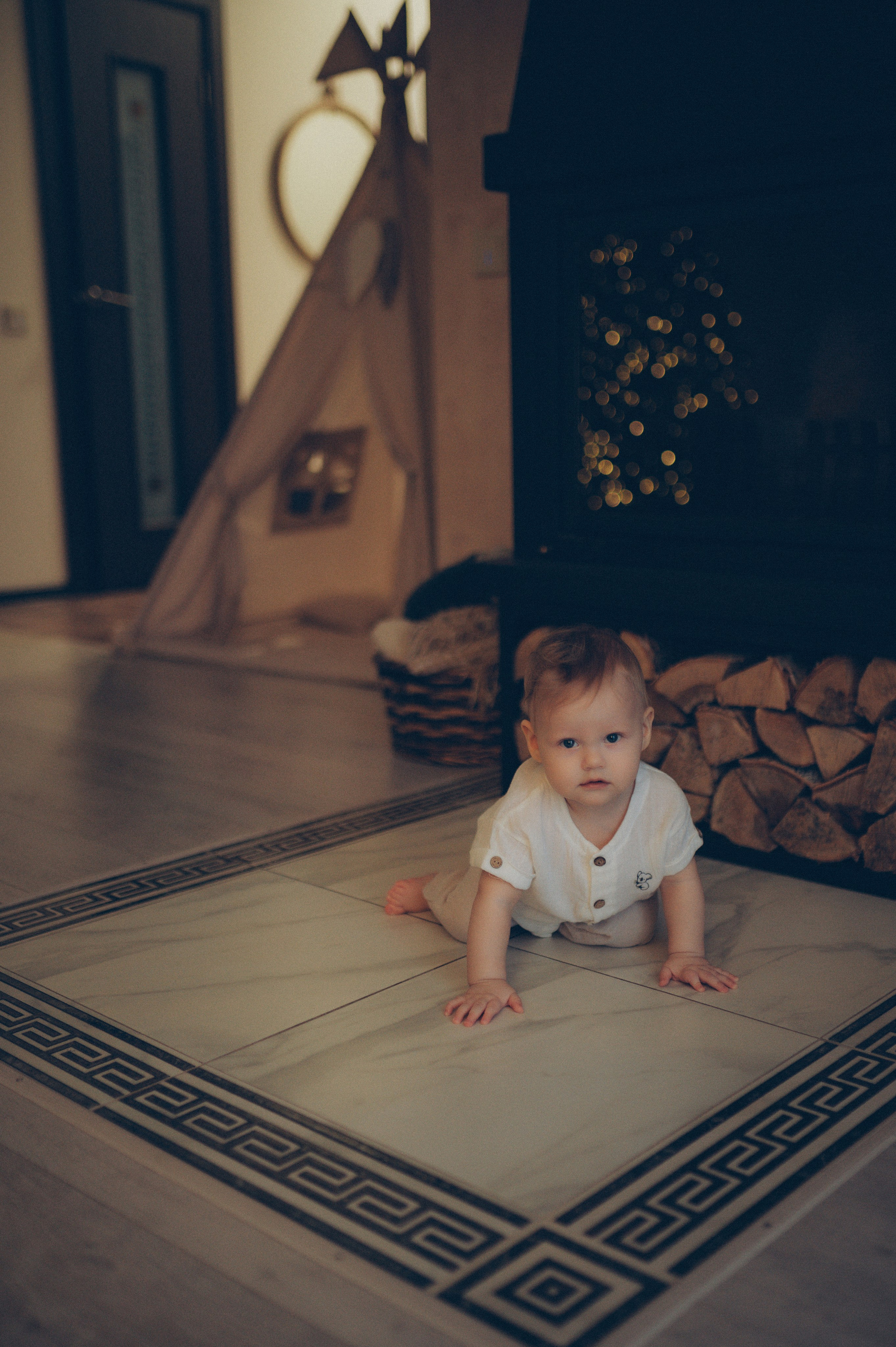 Лева, Жанна и Владимир (новогодняя домашняя). Фотограф, г. Лесной Свердловской области