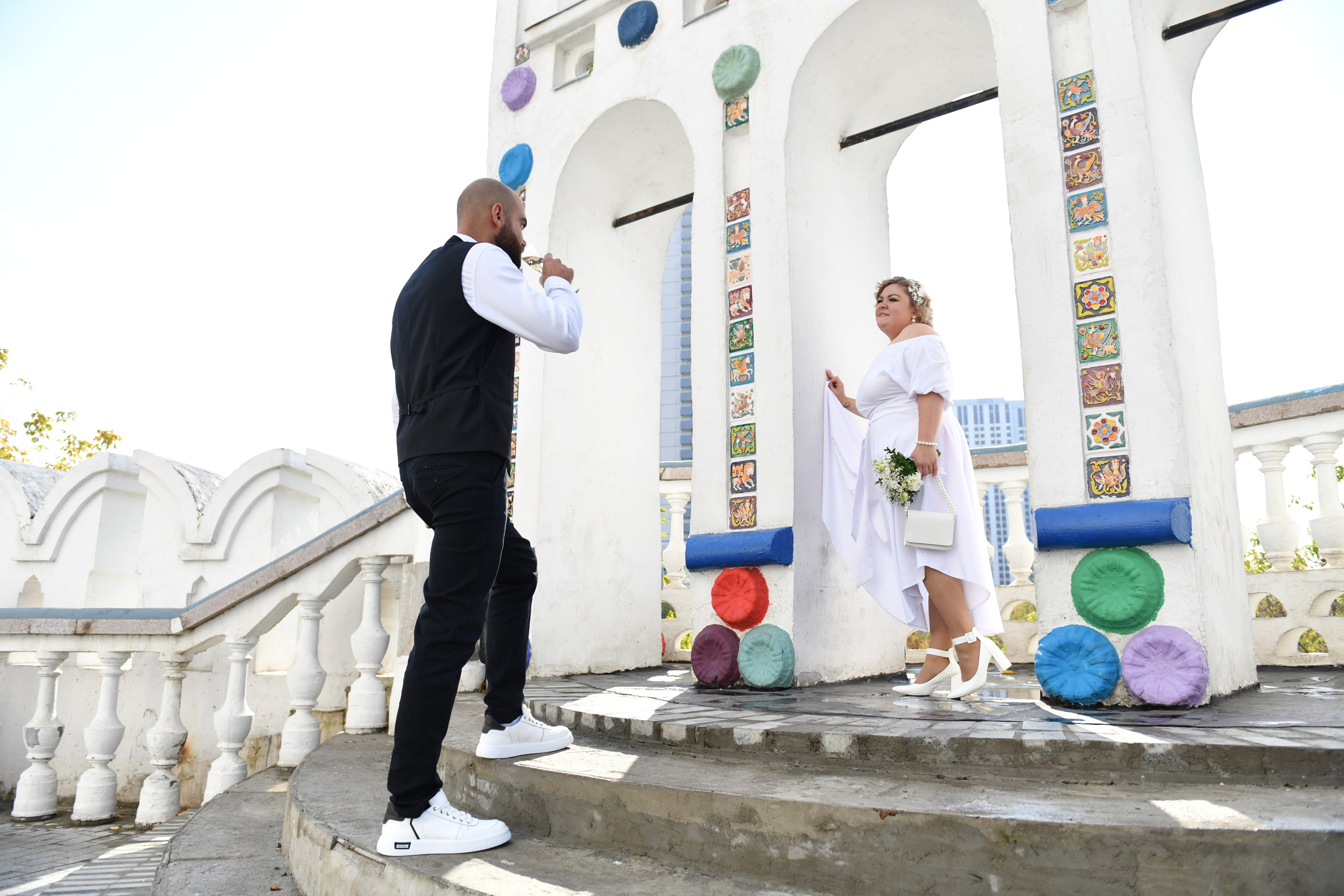 Нина и Максим. Регистрация брака в Измайловском Кремле + Прогулка. Свадебный и портретный фотограф в Москве Галина Борисова