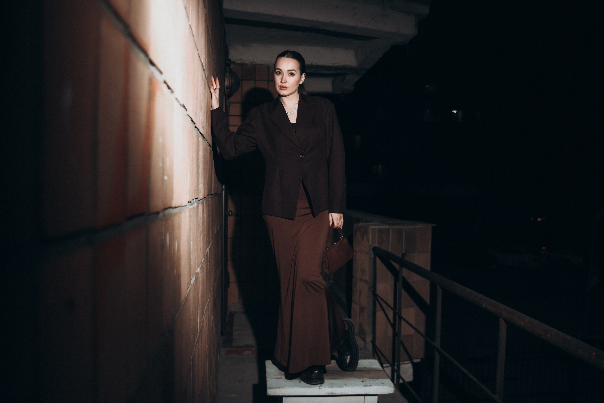 Ночная прогулки. Индивидуальный фотограф Новосибирск Настя