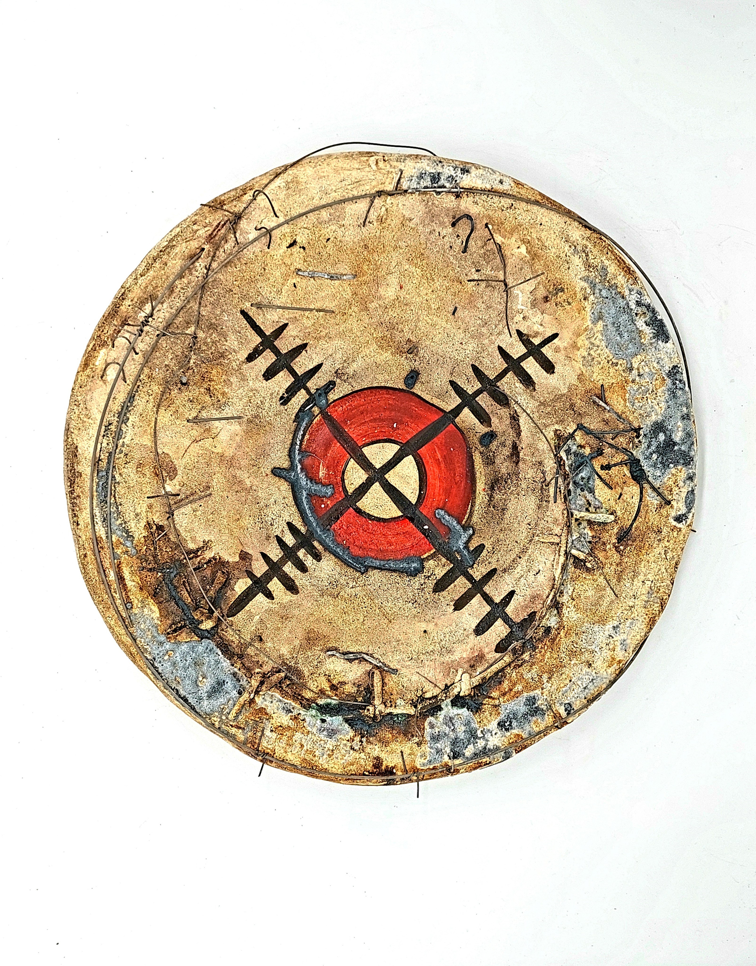 Тарелка настенная большая. Диаметр 30 см