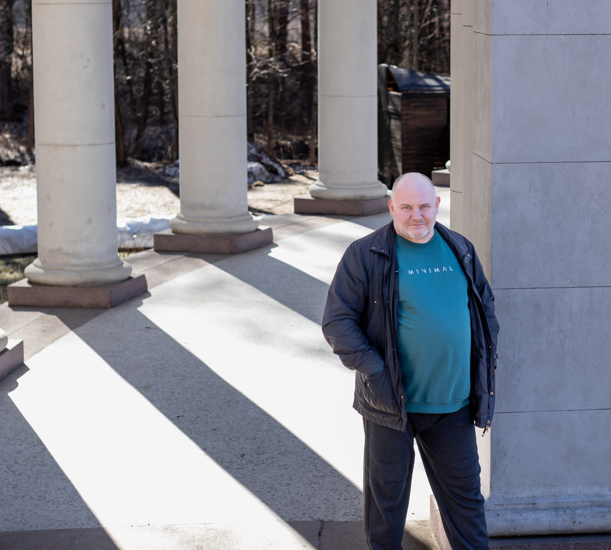 Фотосессия в Усадьбе Архангельское Красногорск мужской деловой портрет