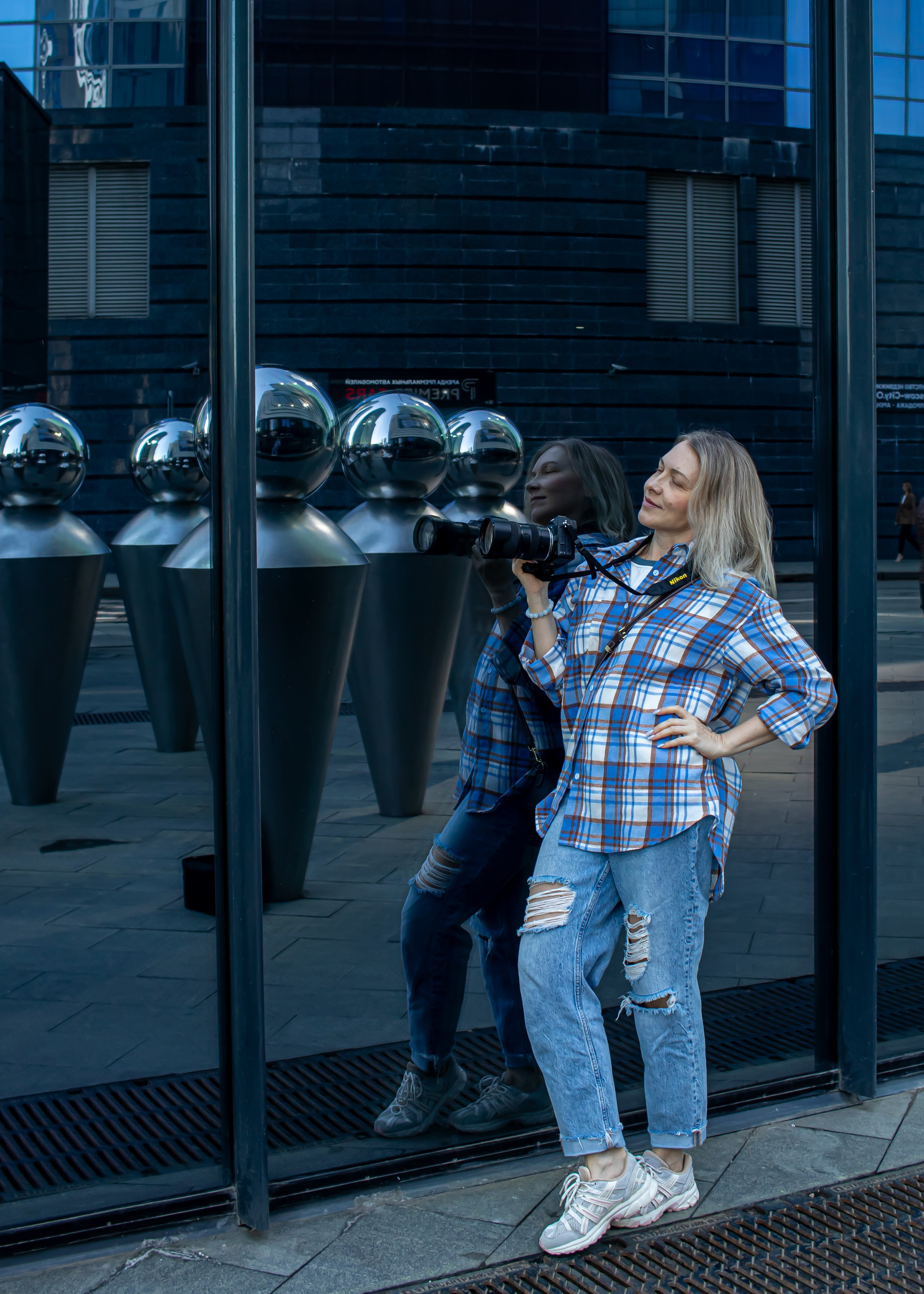 Москва Сити фотографии с утренней прогулки
