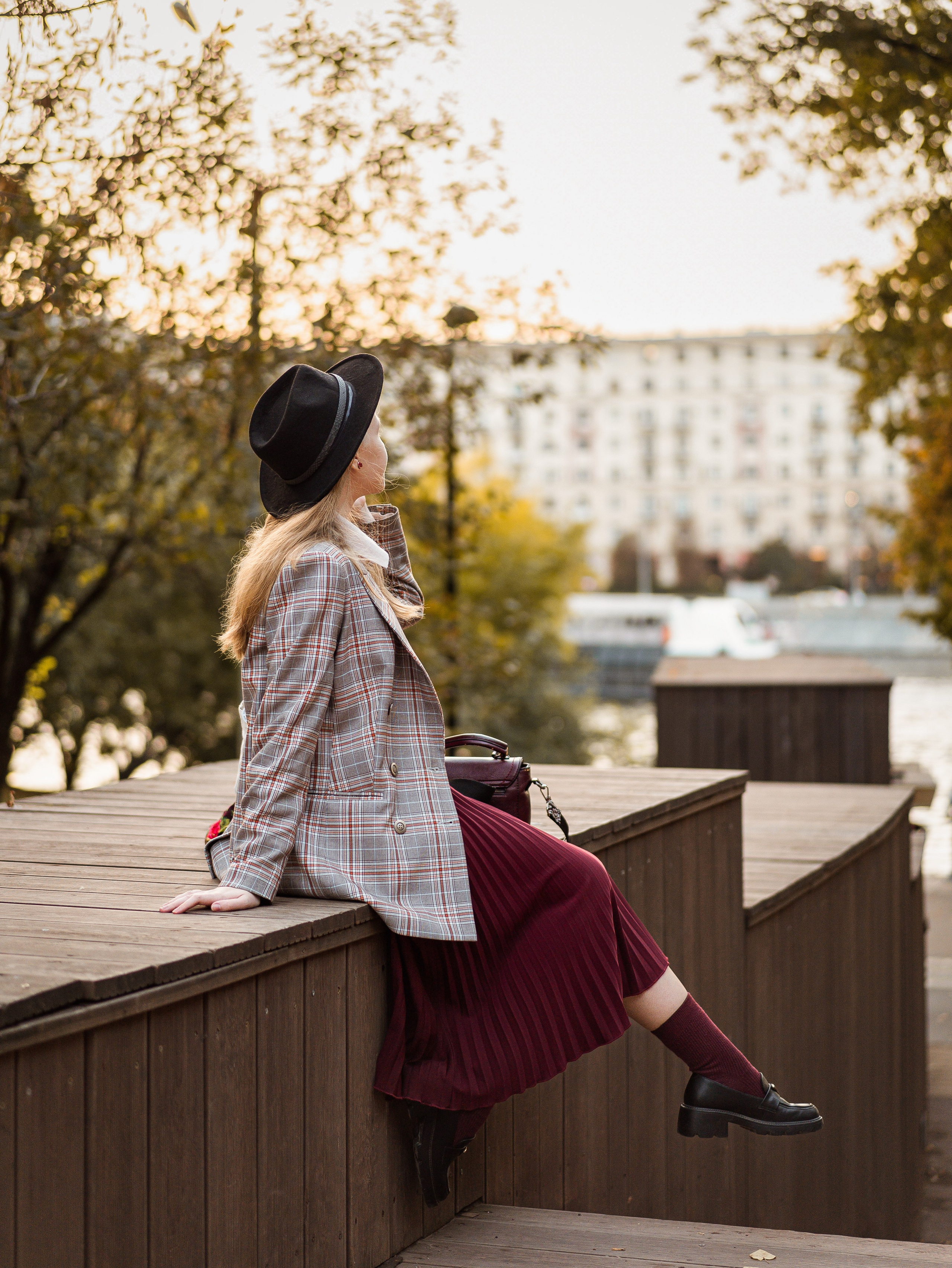 Елена — фотосессия в осеннем стиле. Фотограф Москва