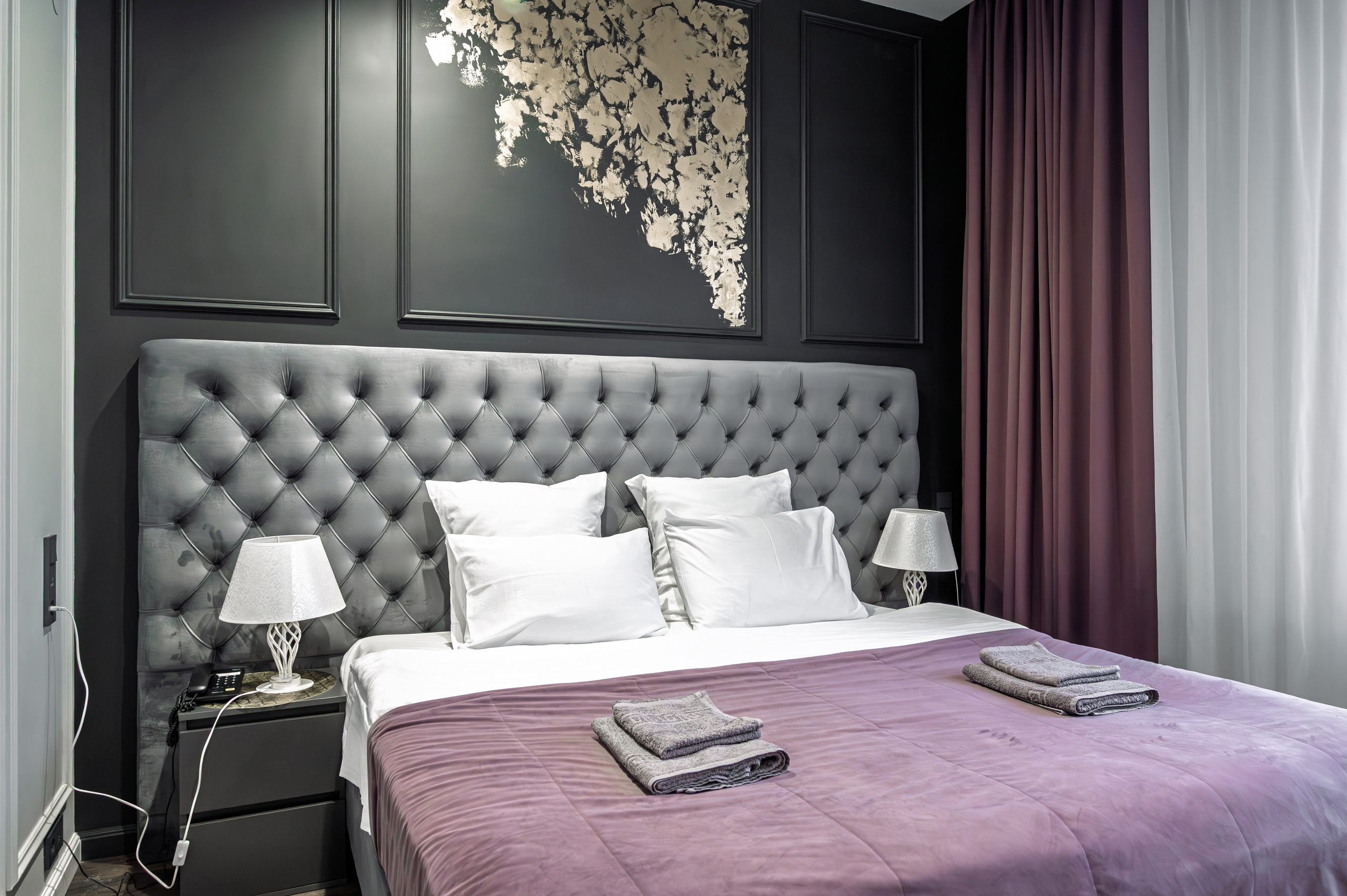 Классический номер отеля Acqualina. Интерьерный фотограф. Фото- видеосъемка недвижимости Санкт-Петербург