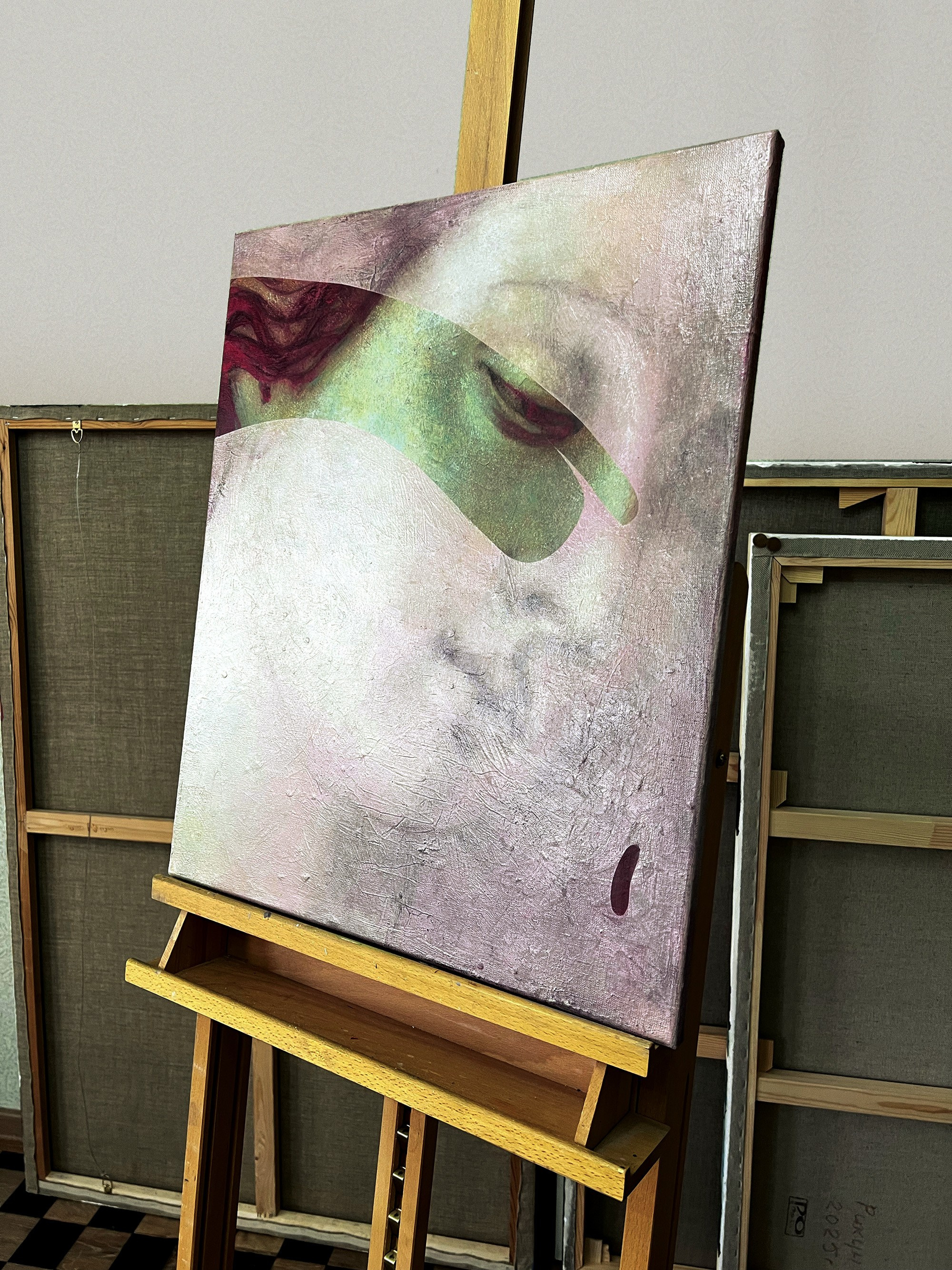 Фрагмент Бронзино. Художник-абстракционист Ольга Рикун. Москва