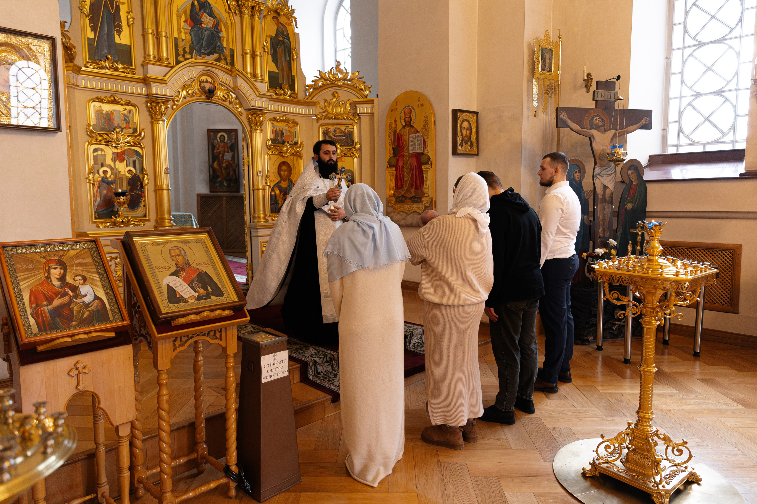 Крещение в Свято-Екатерининском кафедральном соборе. Свадебный фотограф и видеограф Краснодар, Ростов, Сочи, Новороссийск