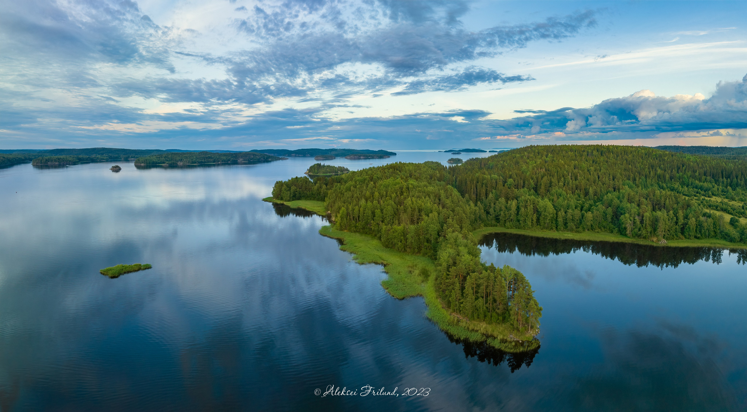 Ладожское озеро. Аэросъемка. Фото и Видео в Карелии. Алексей Фрилунд