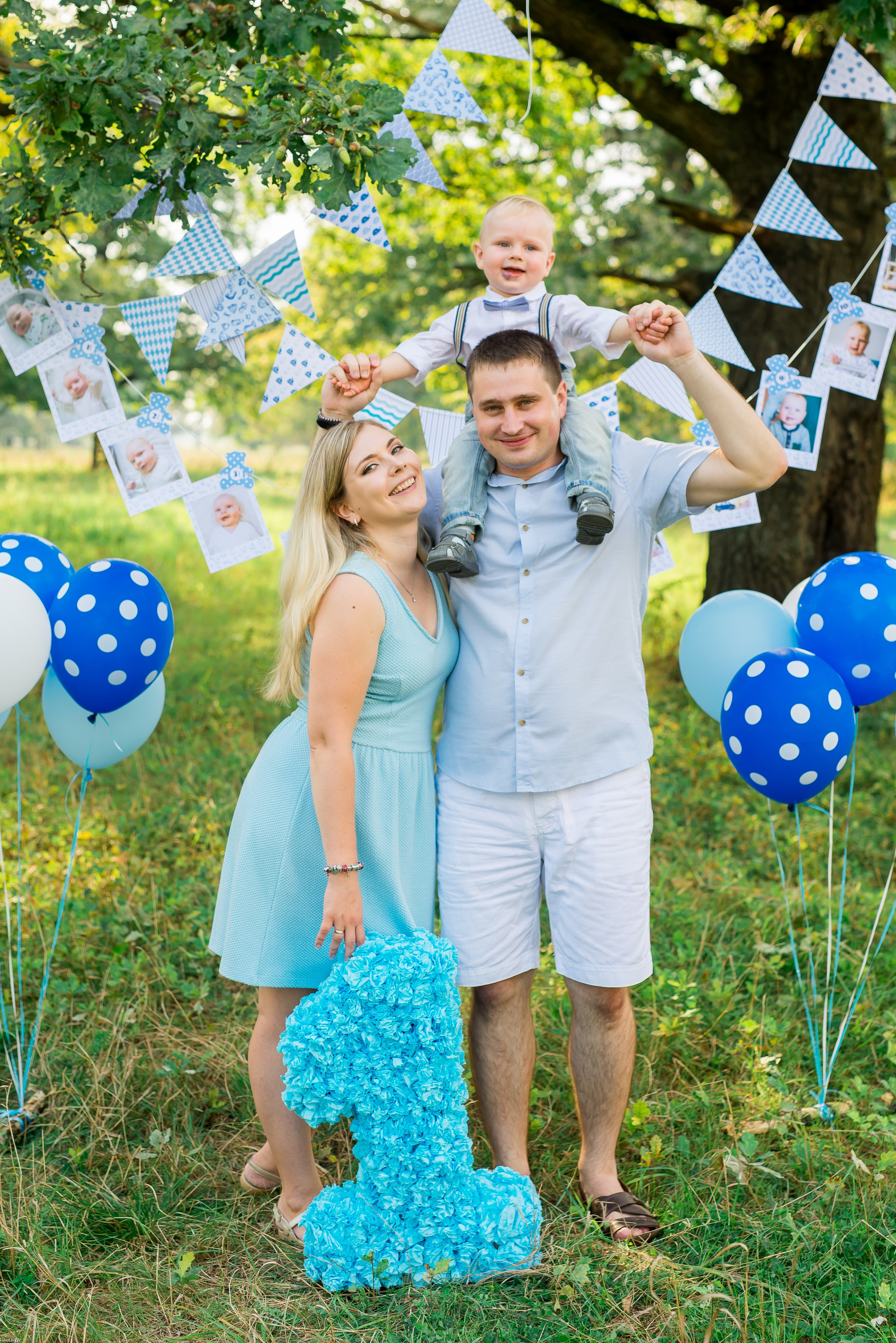 Вова, Маша и маленький Серёжа. Свадебный фотограф в Рязани Вагнер Владимир