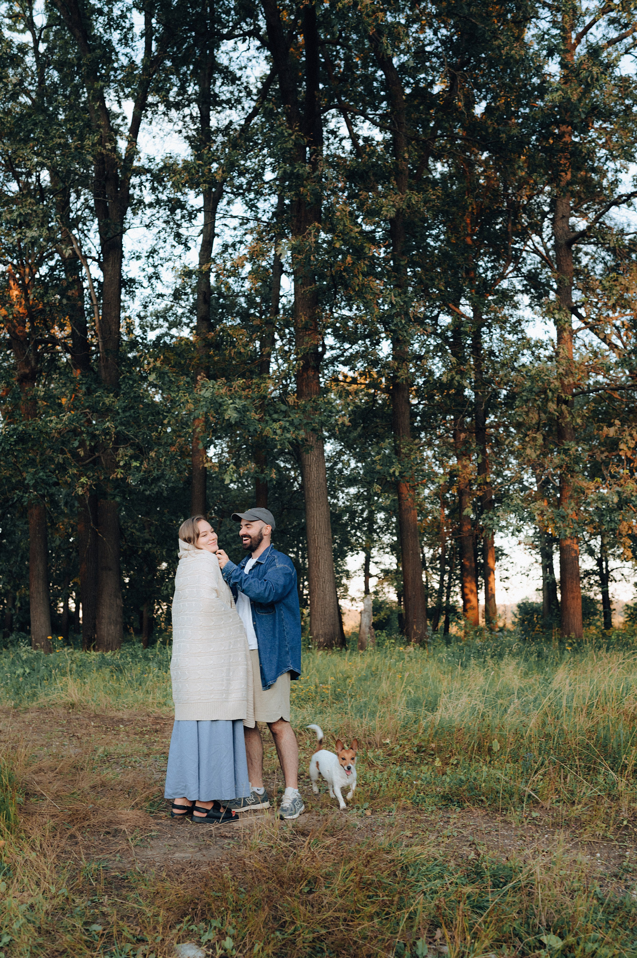 Лес.закат.Вика и Денис. Детский и семейный фотограф Катерина Мишина