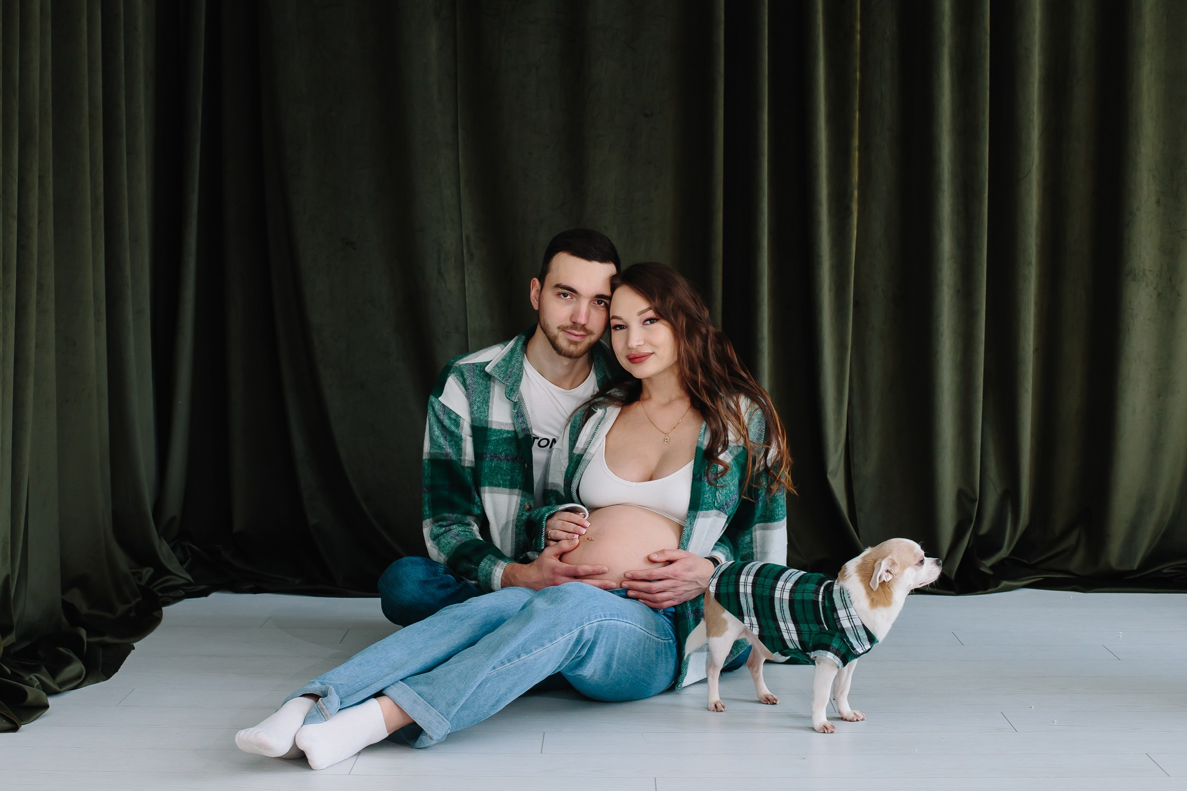 Виктория с питомцами. Свадебный и семейный фотограф в Краснодаре Илонна Ковалева