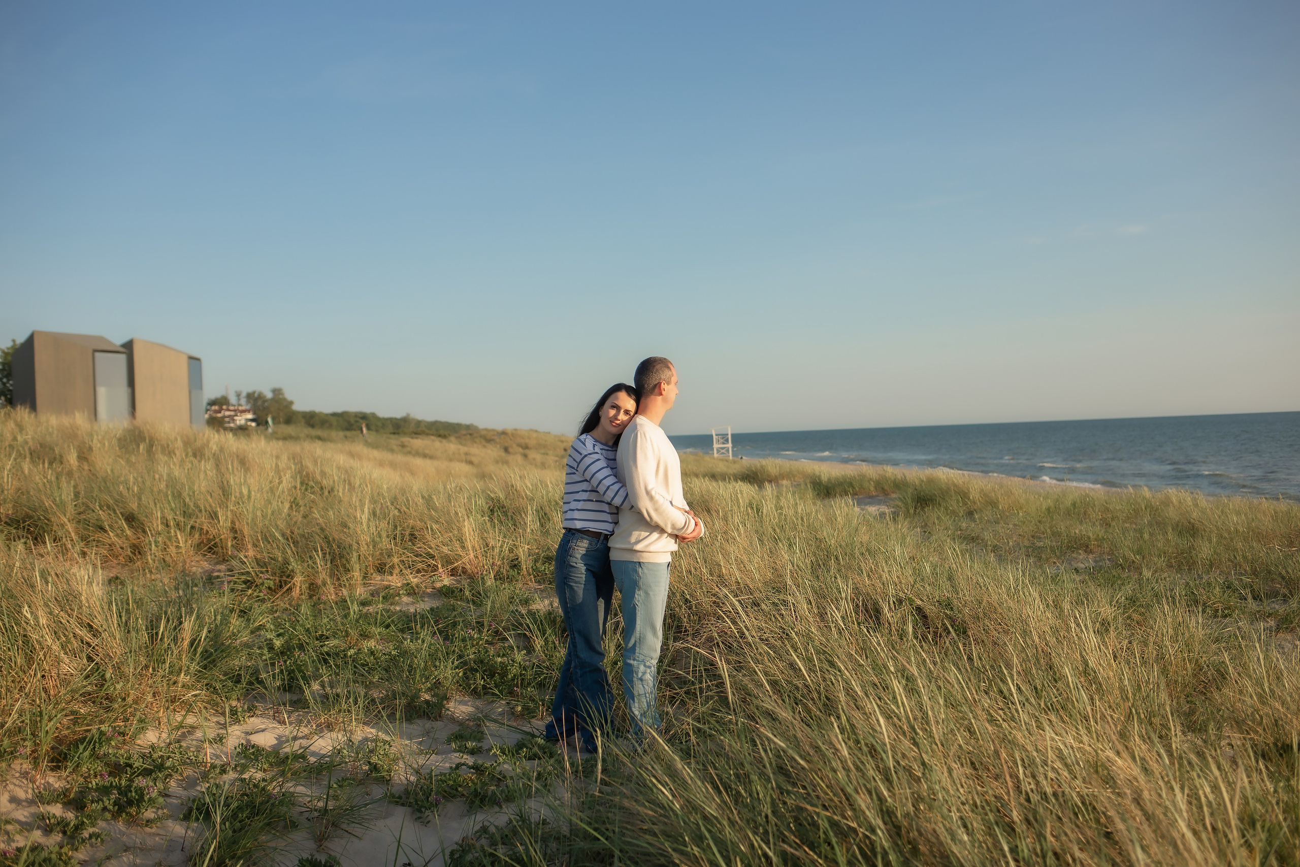 Павел и Татьяна. Закат в Янтарном. Фотограф в Калининграде Решетникова Алина